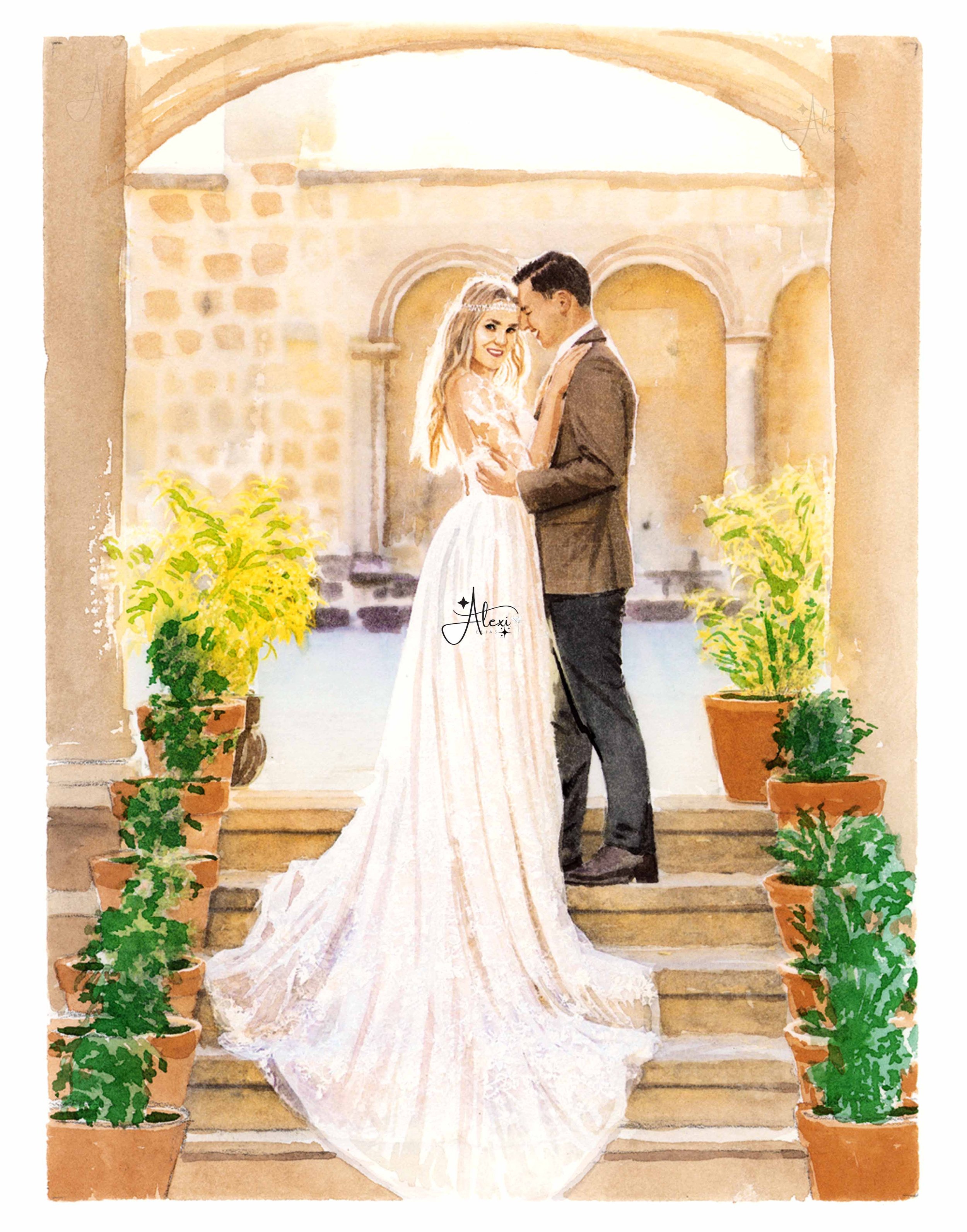 LiveWeddingPaintingMiamiAncientSpanishMonestary.jpg