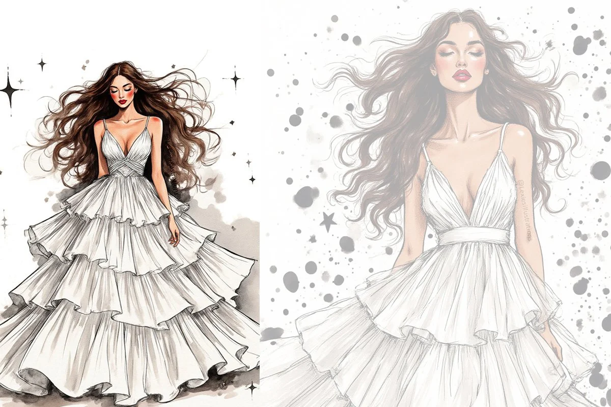 Miami Bridal illustration