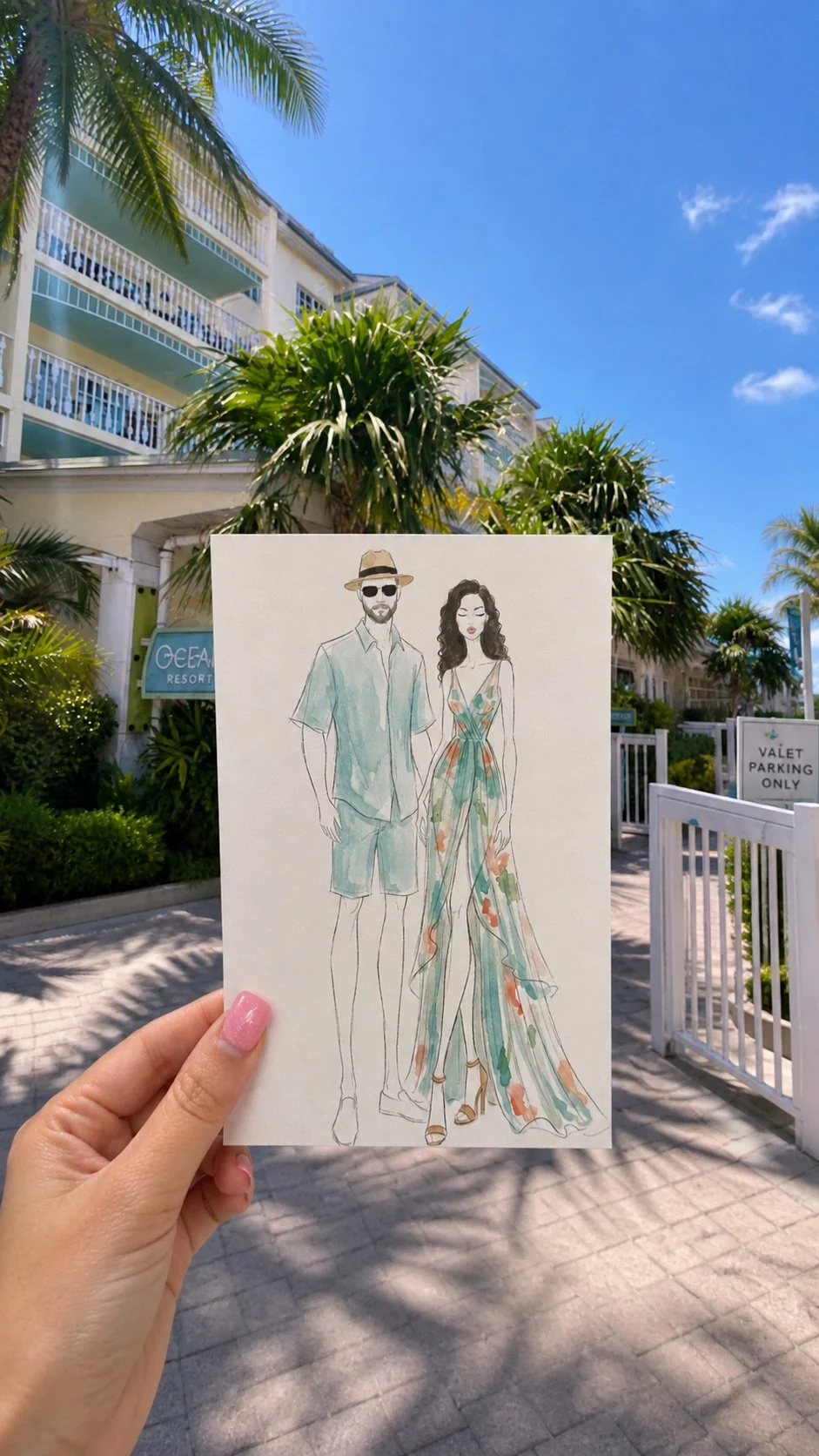 Live Wedding Guest illustrations Miami