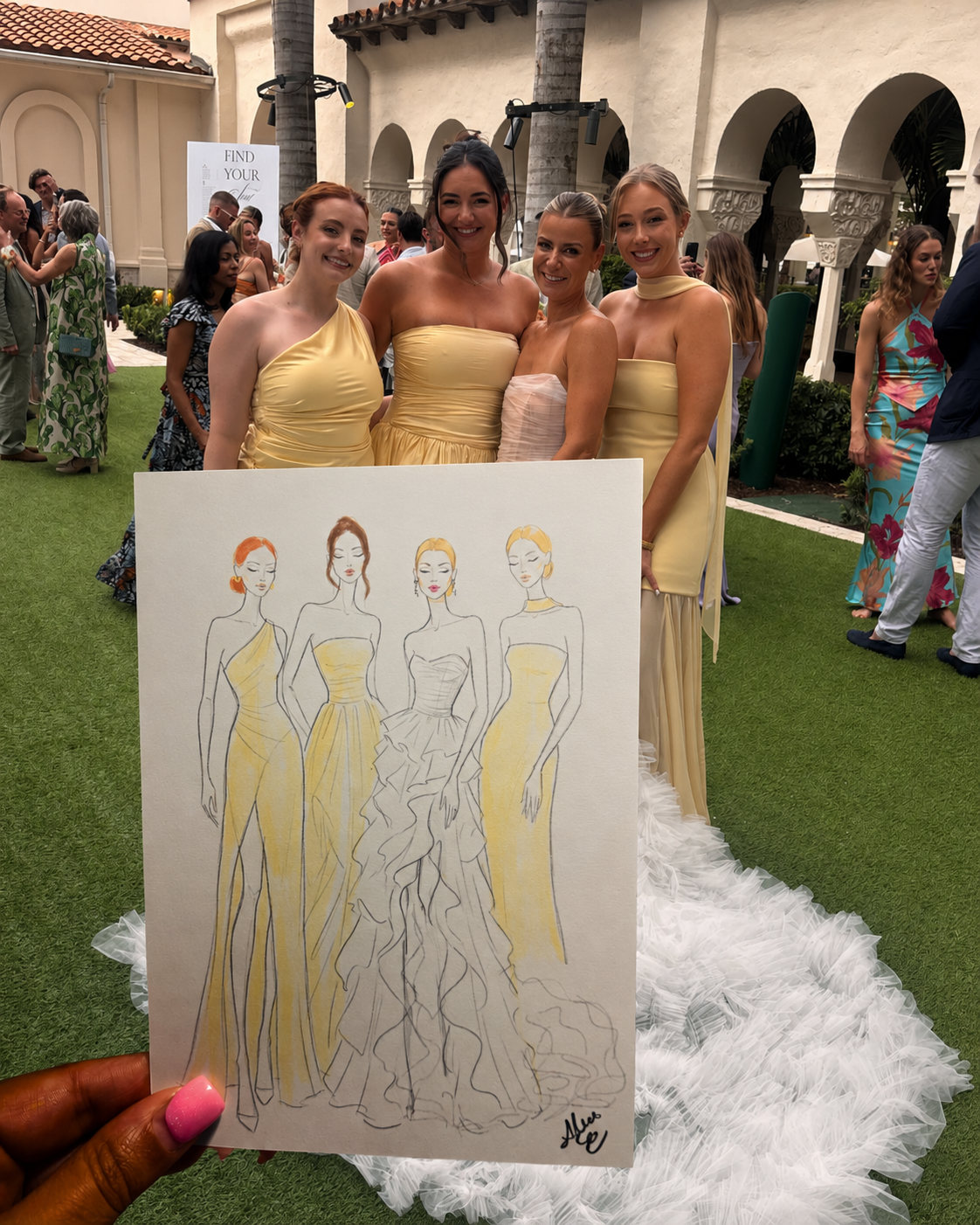Live Wedding Painter Miami Florida