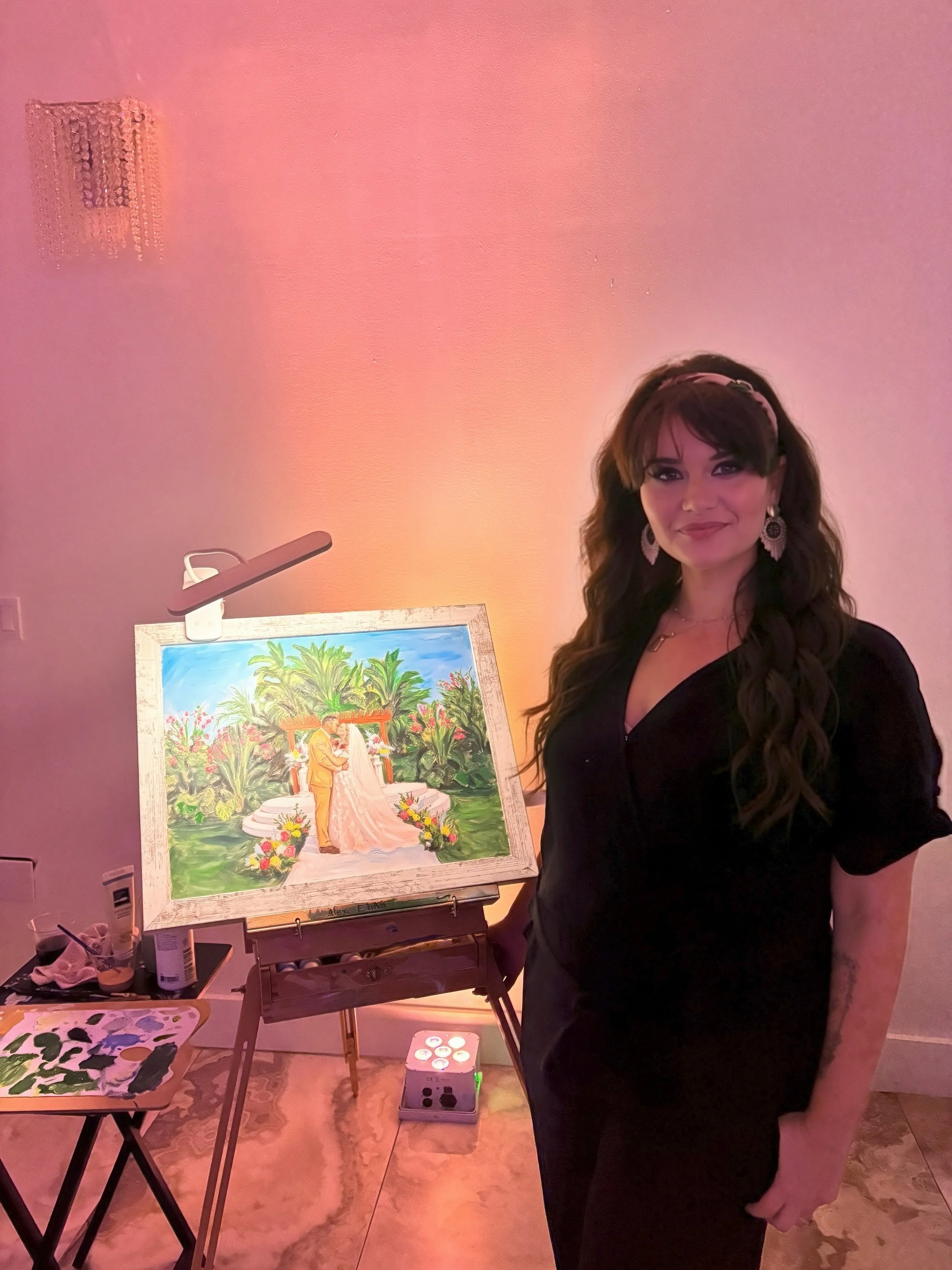 Live Wedding Painter Miami