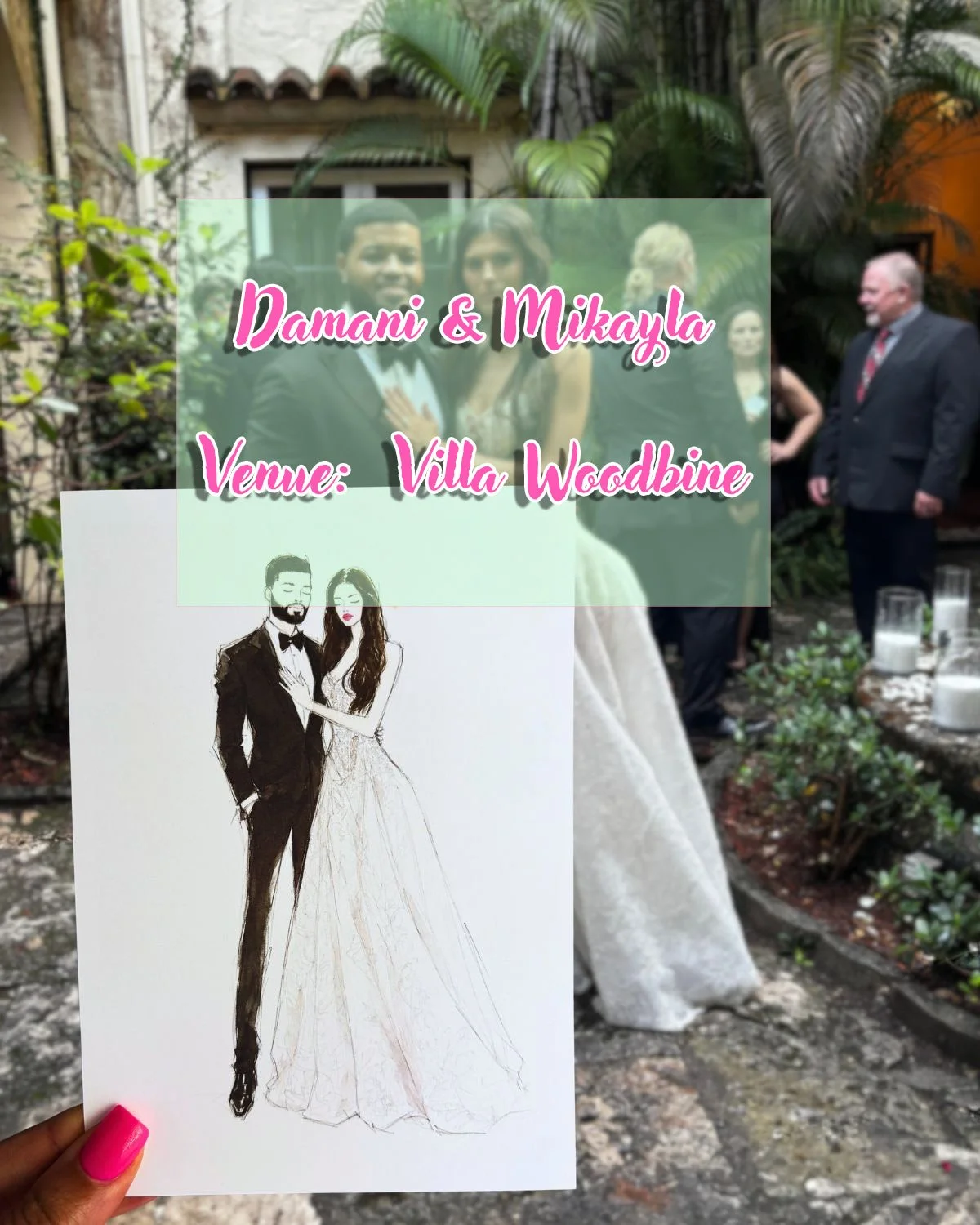 Wedding Guest Portraits Miami