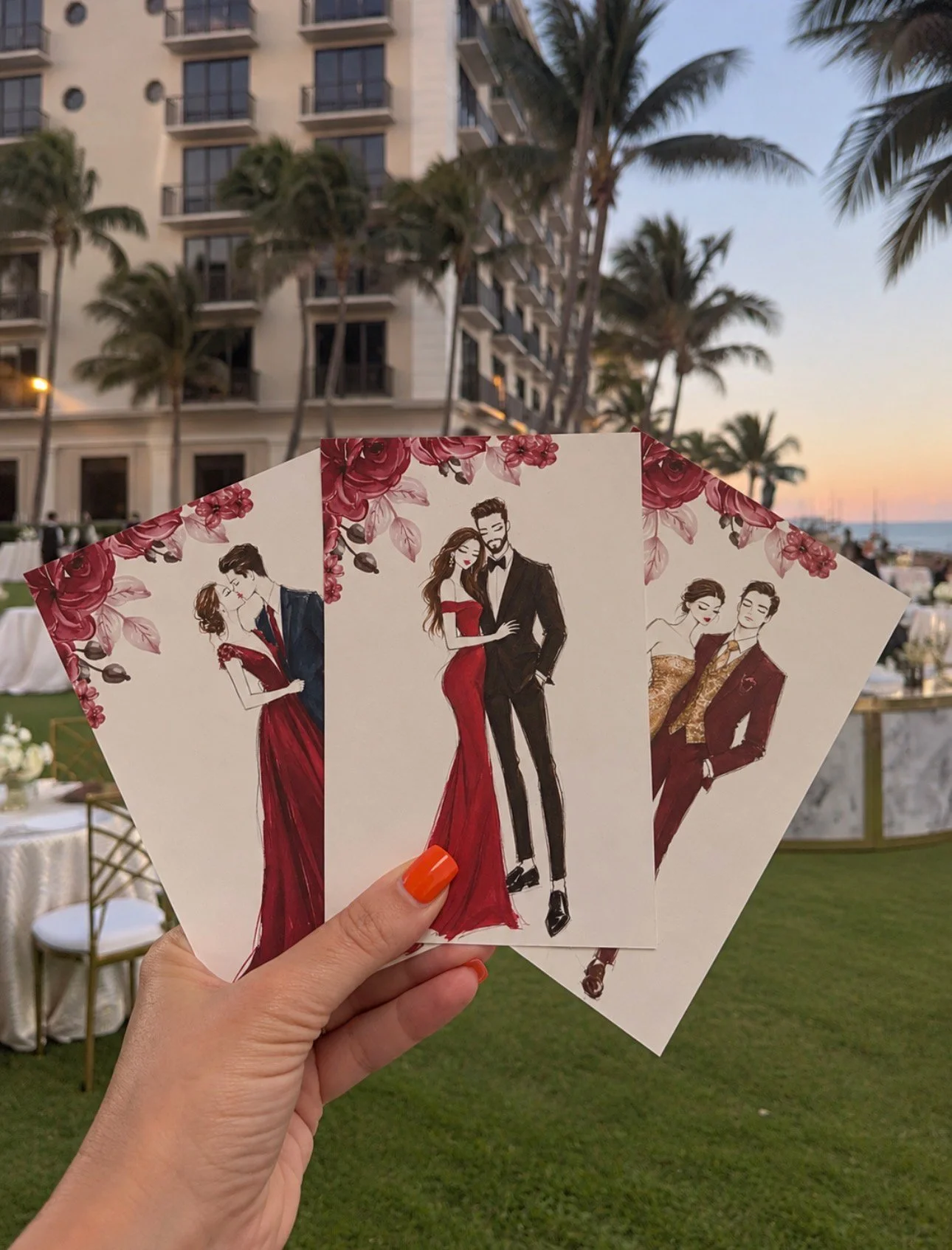 Live Wedding Painter Palm Beach