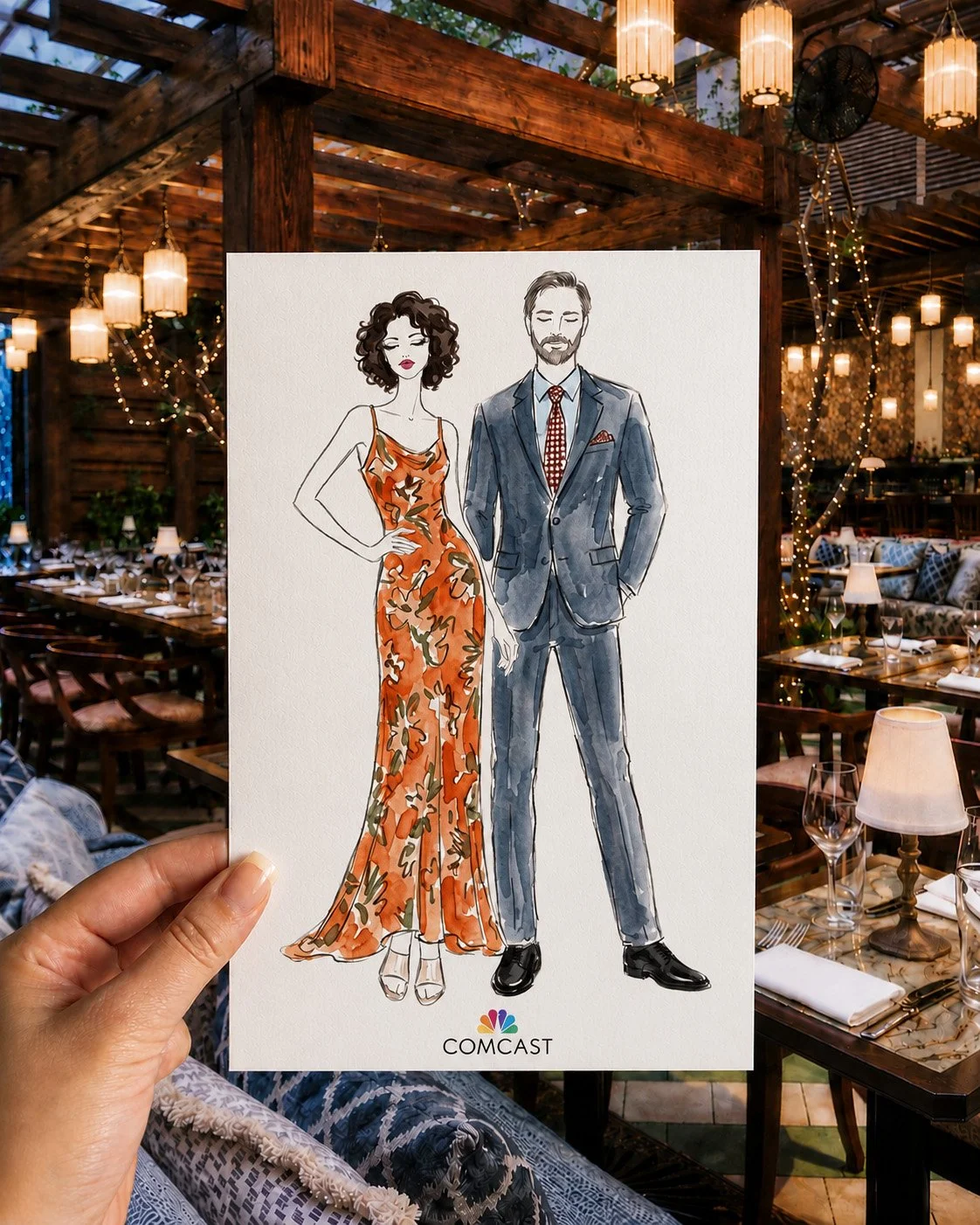 Full-Body illustrations for Corporate Event 