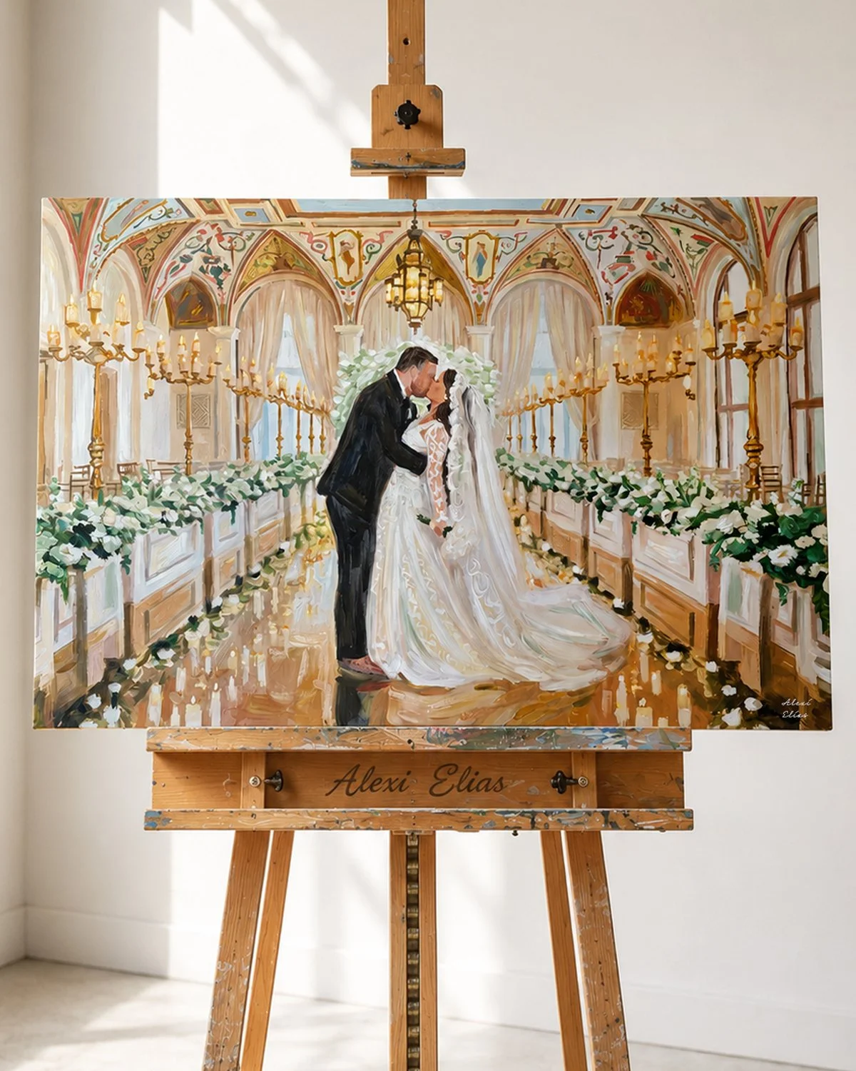 Live Wedding Painter The Breakers Palm Beach