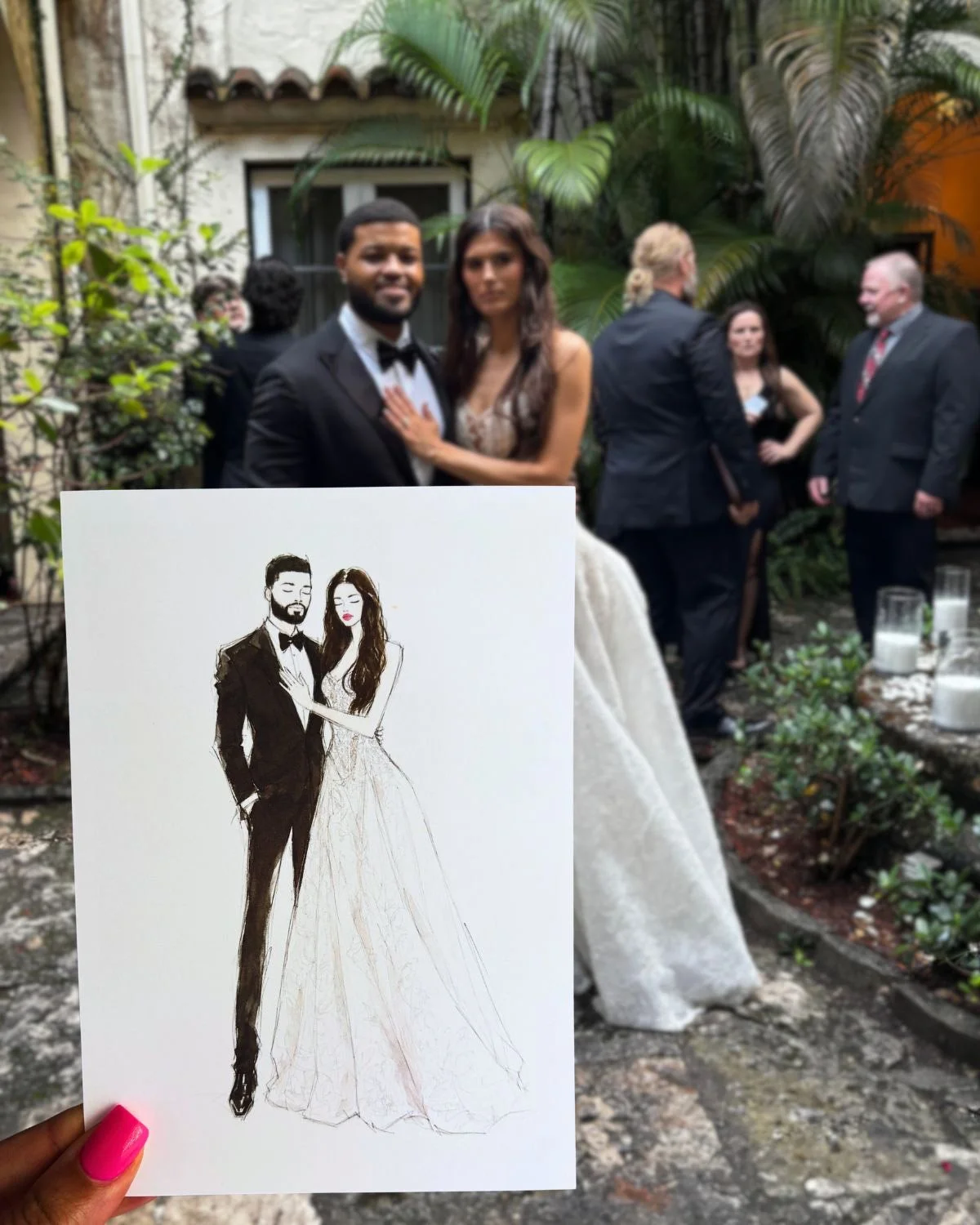 Wedding Guest Portraits Miami