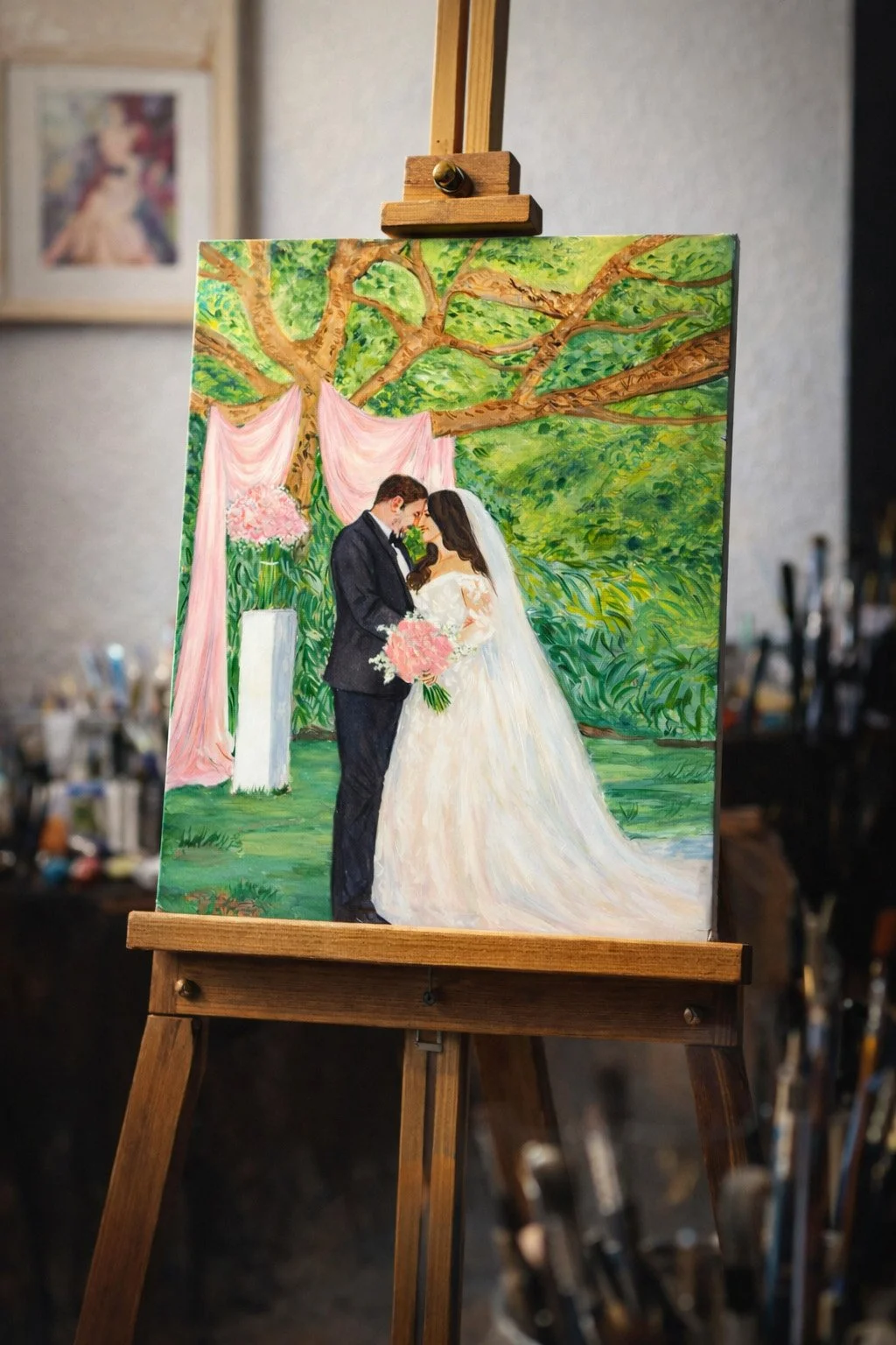 Live Wedding Painter Miami