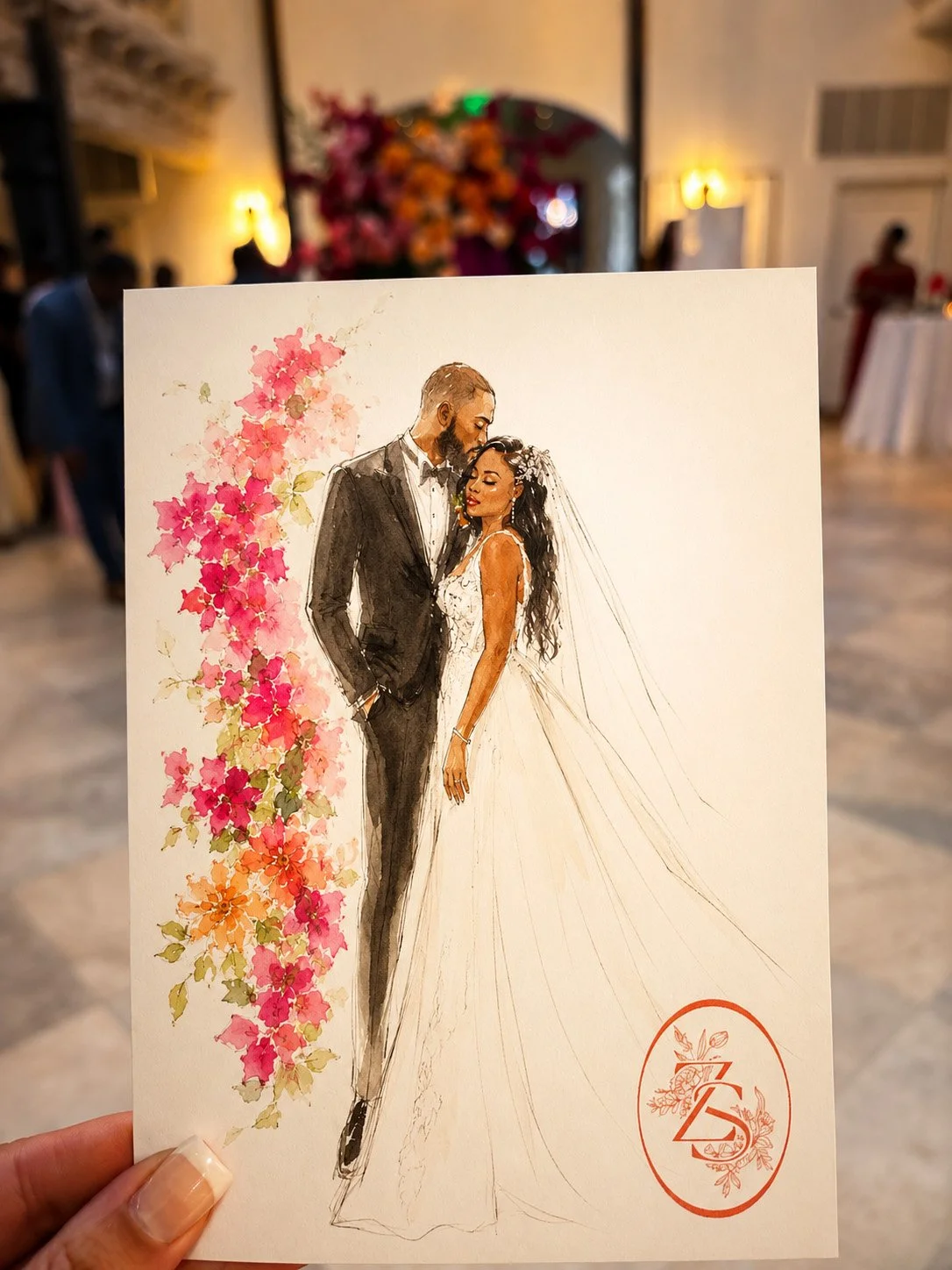Live Wedding Painter Miami