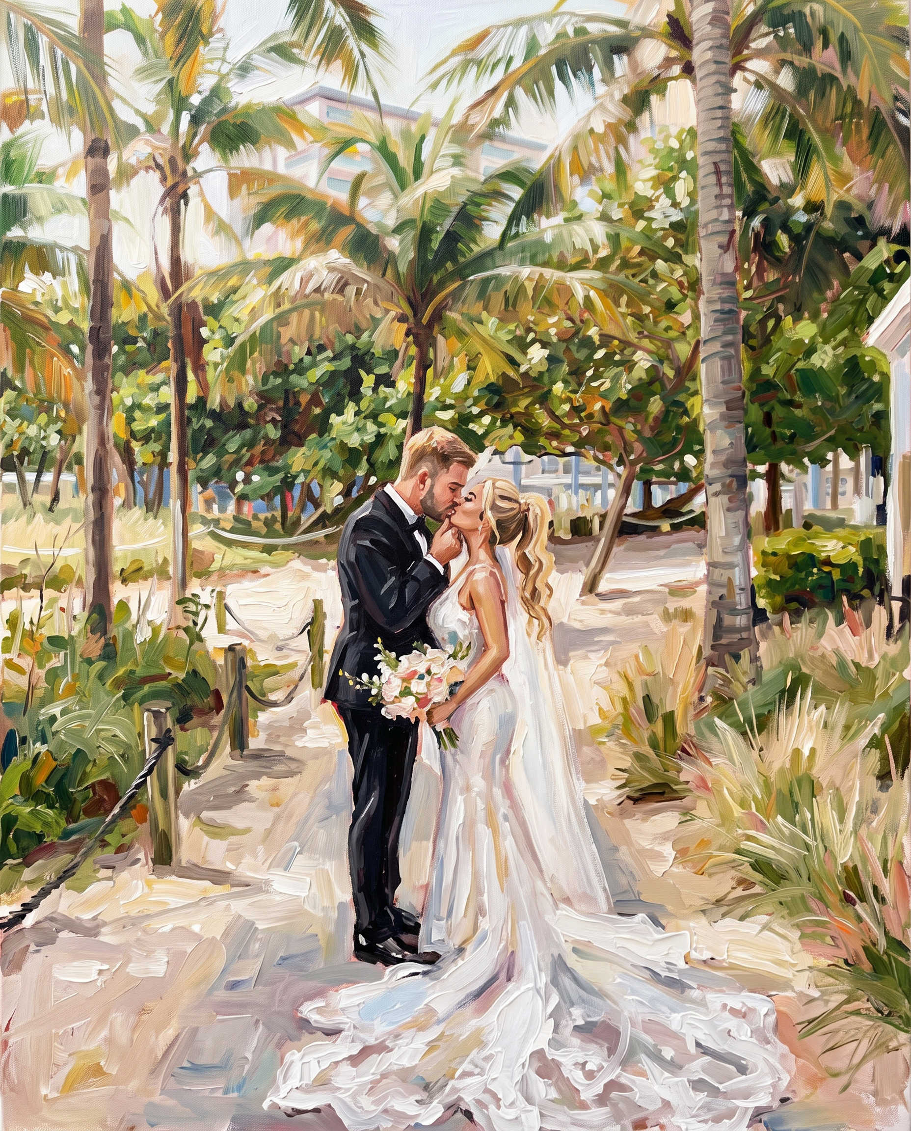 Live Wedding Painter Boca Raton