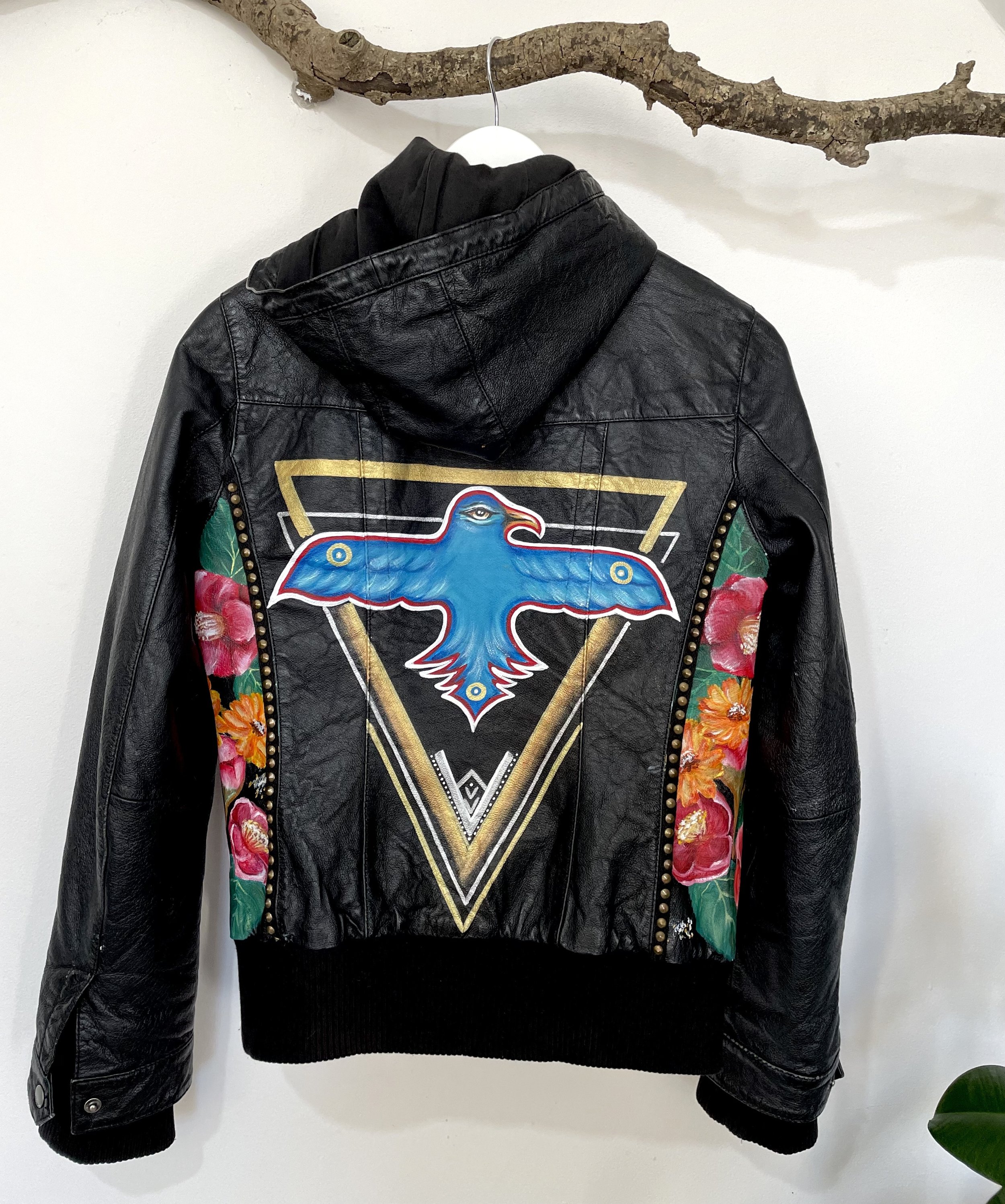 Painted Leather Jacket
