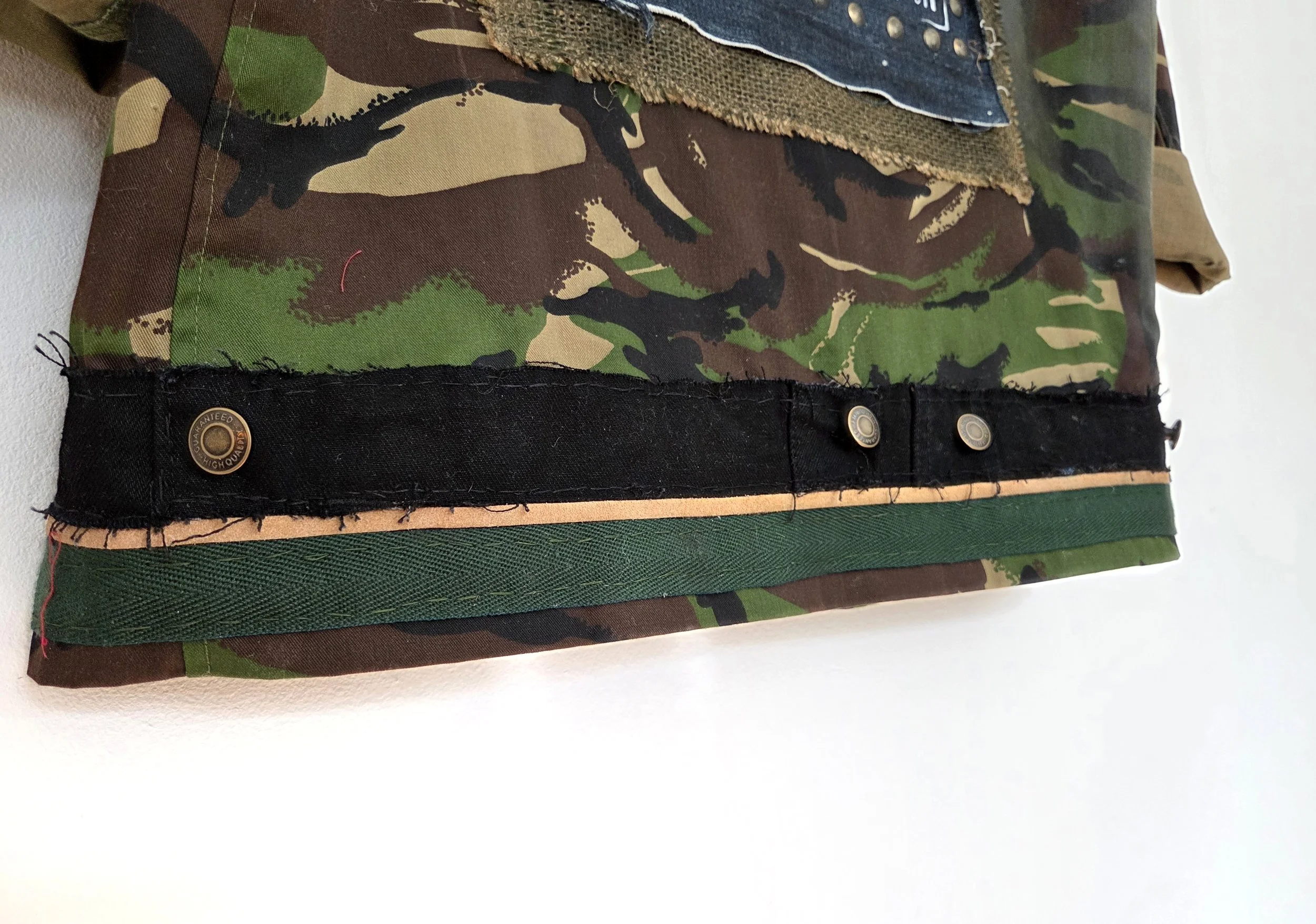 Army upcycled men's jacket