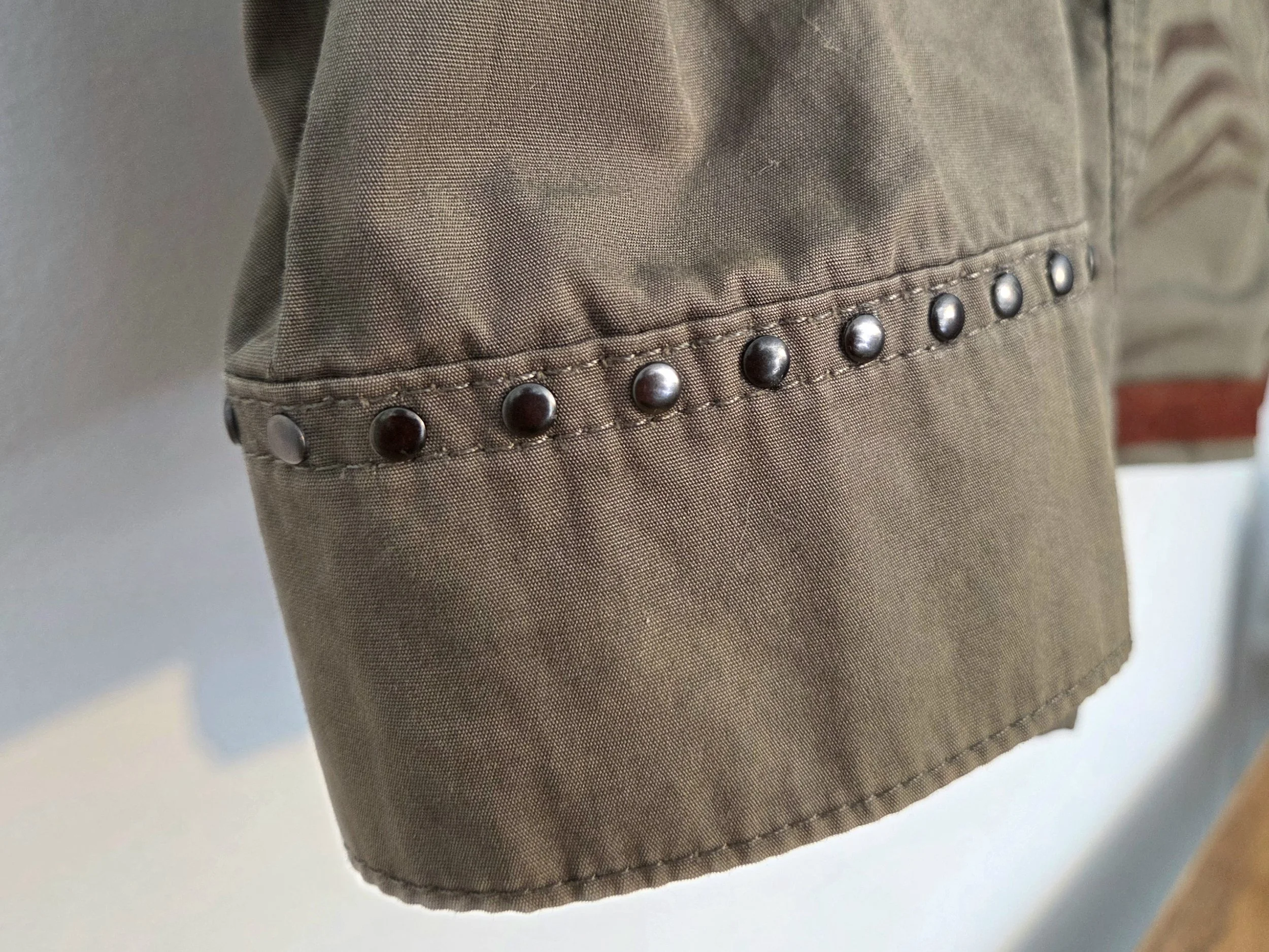 Khaki Studded Cuff.jpg