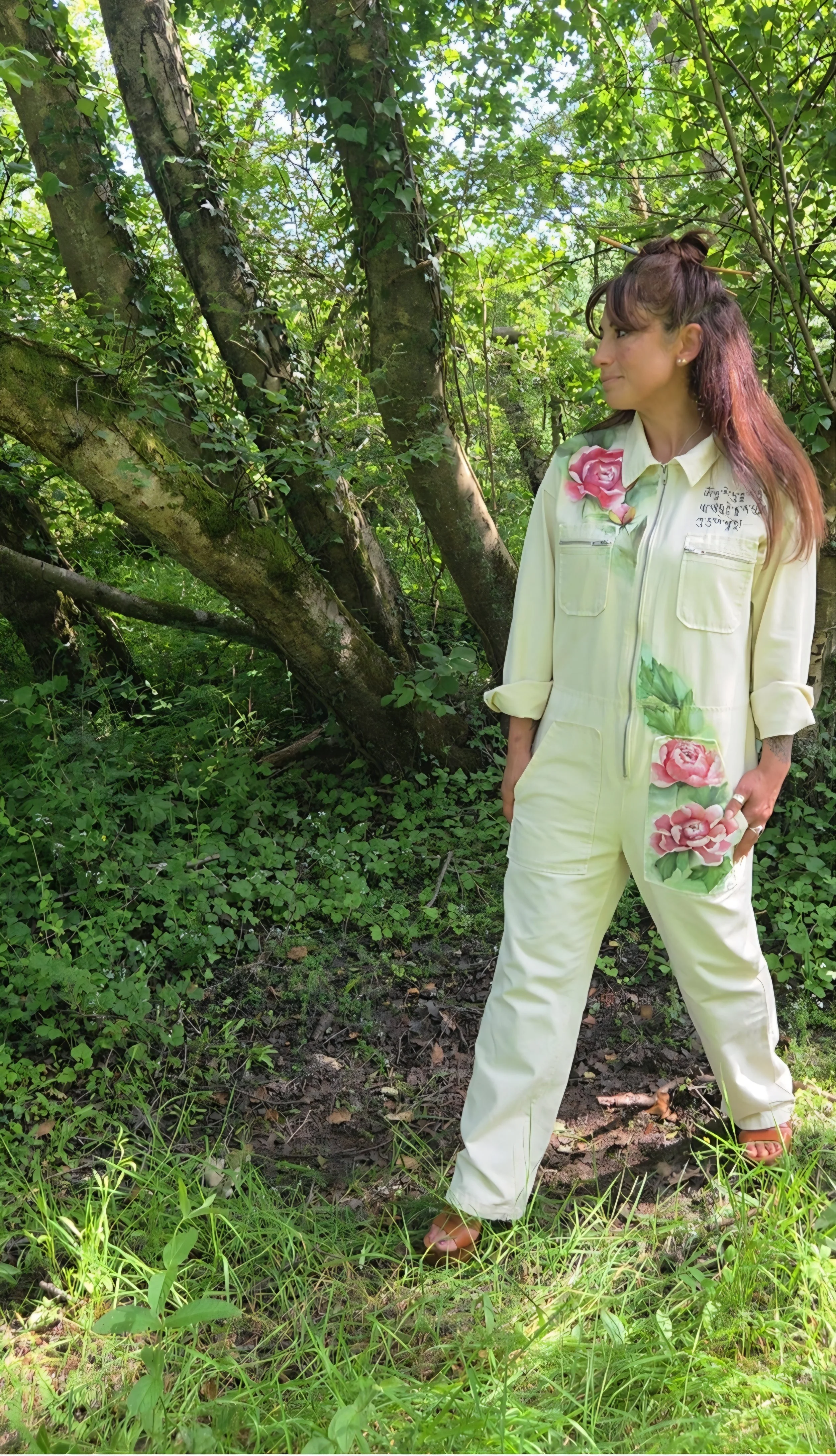 painted denim jumpsuit flowers.jpg