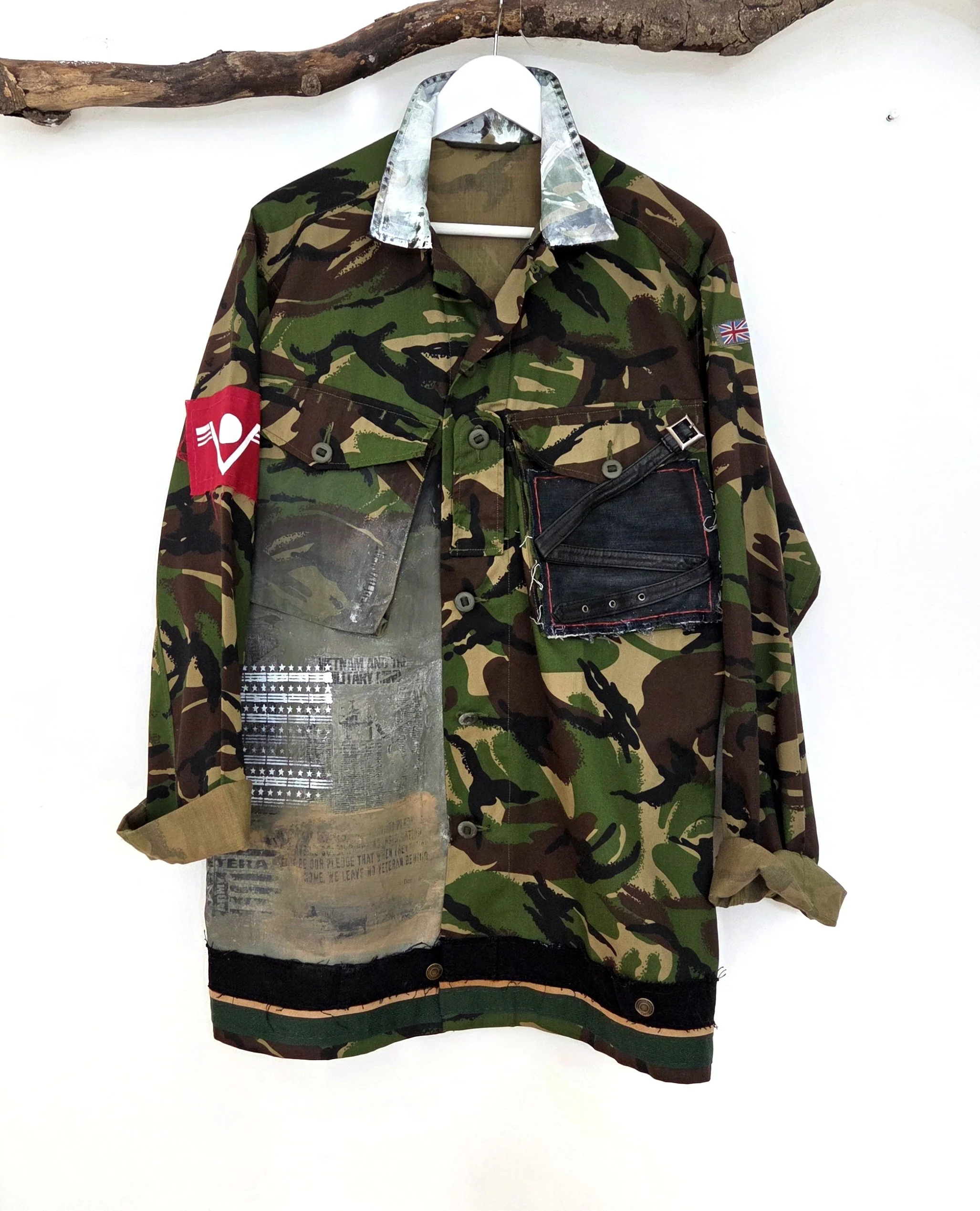 Army upcycled men's jacket