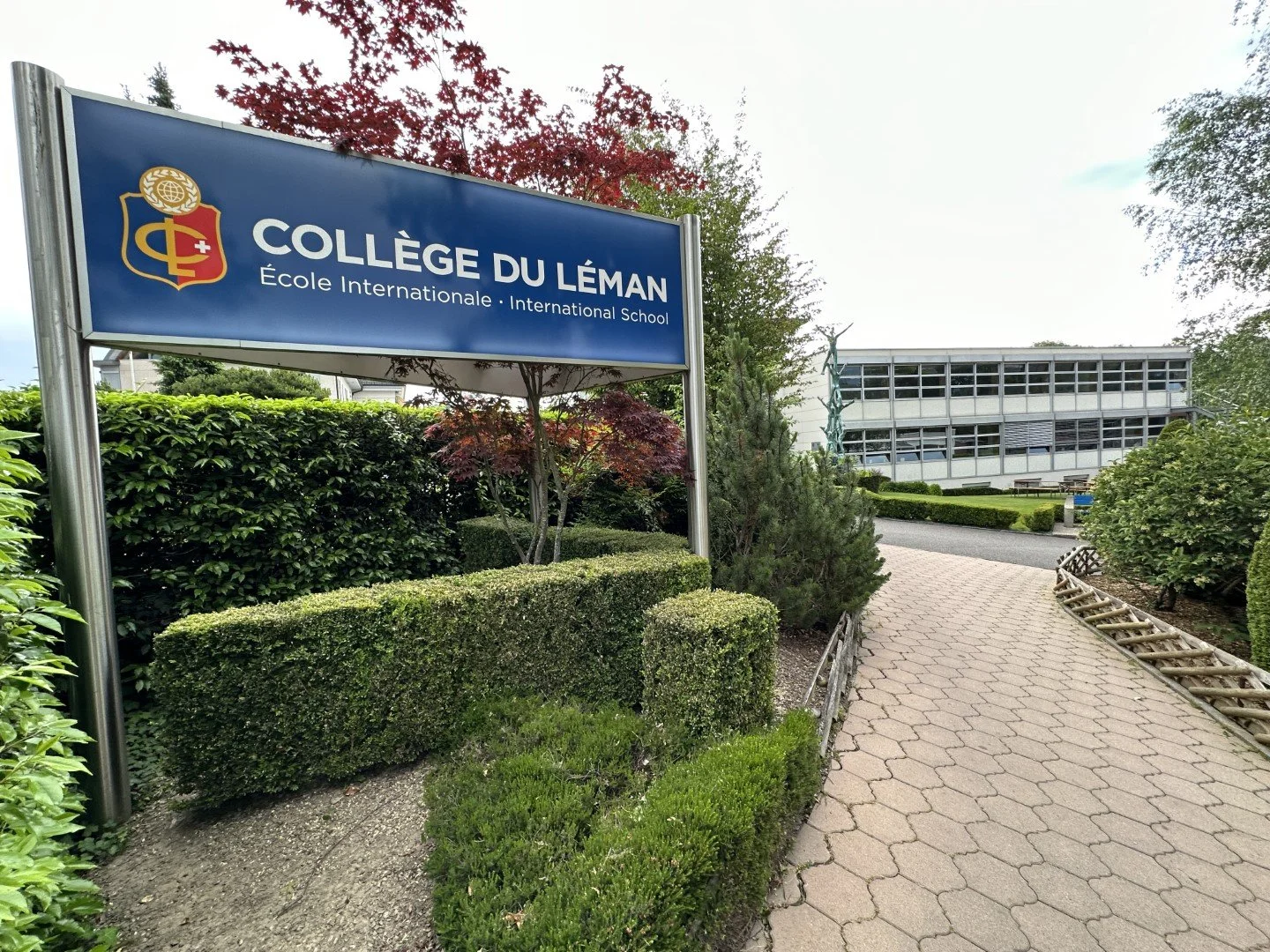 Collège du Léman, where Kelly attended school, 1972-1974.