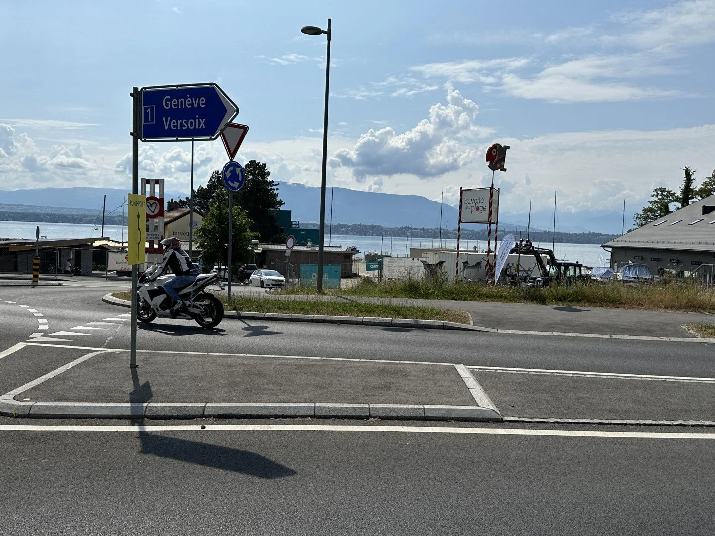 Route de Suisse...looking across towards Switzerland/France