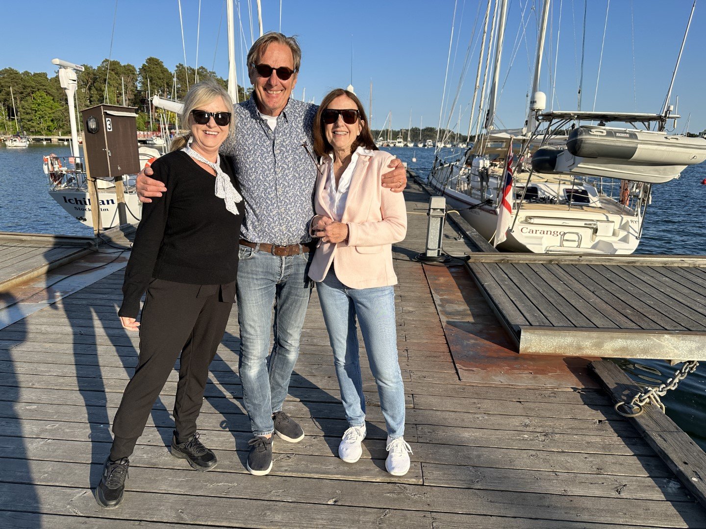 Linda, Olle and Judy.