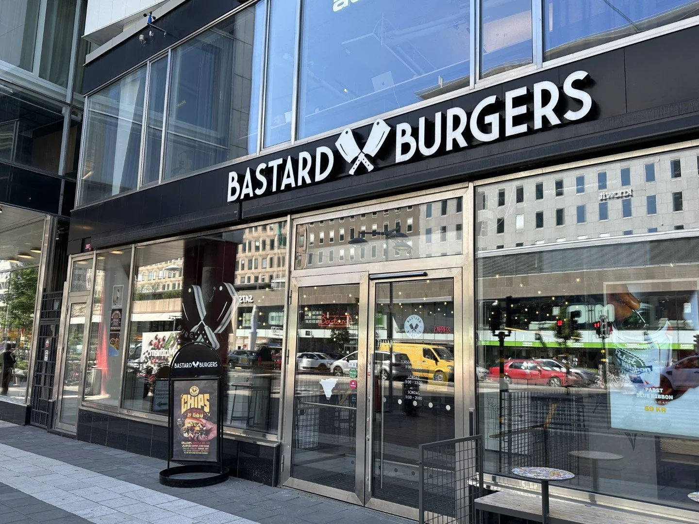 These burgers had no father? We did NOT eat there.