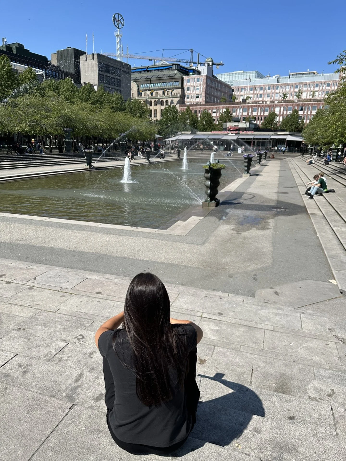 Sunning in Kungstragarden