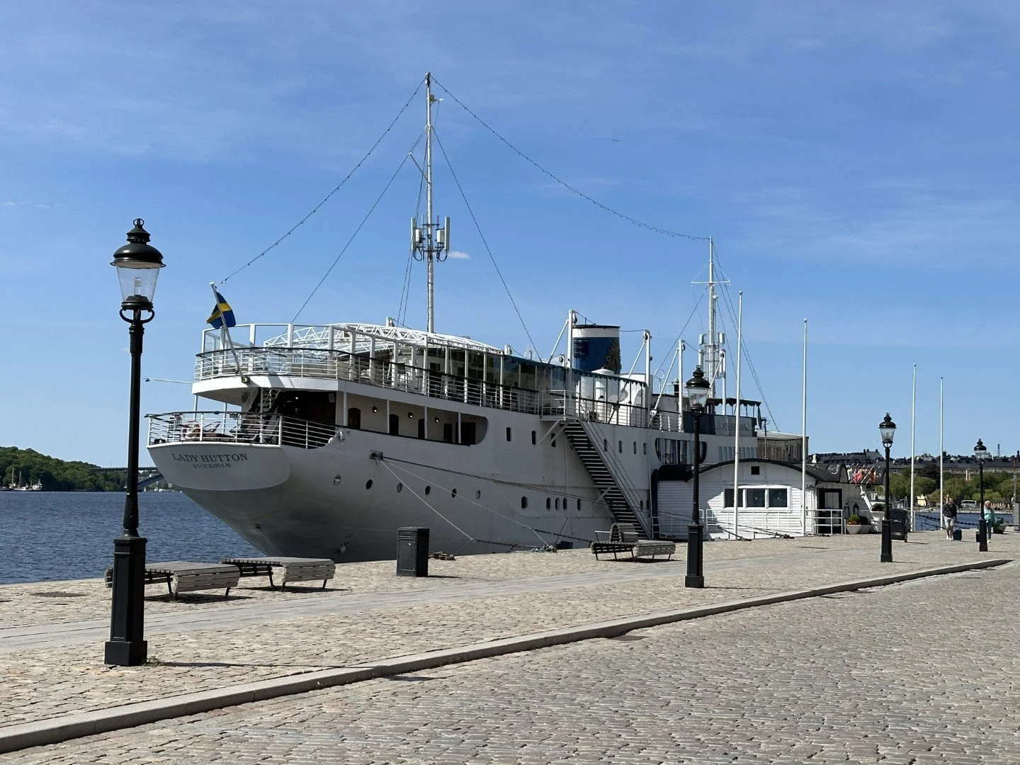 Barbara Hutton's yacht, now the Malardrottningen hotel