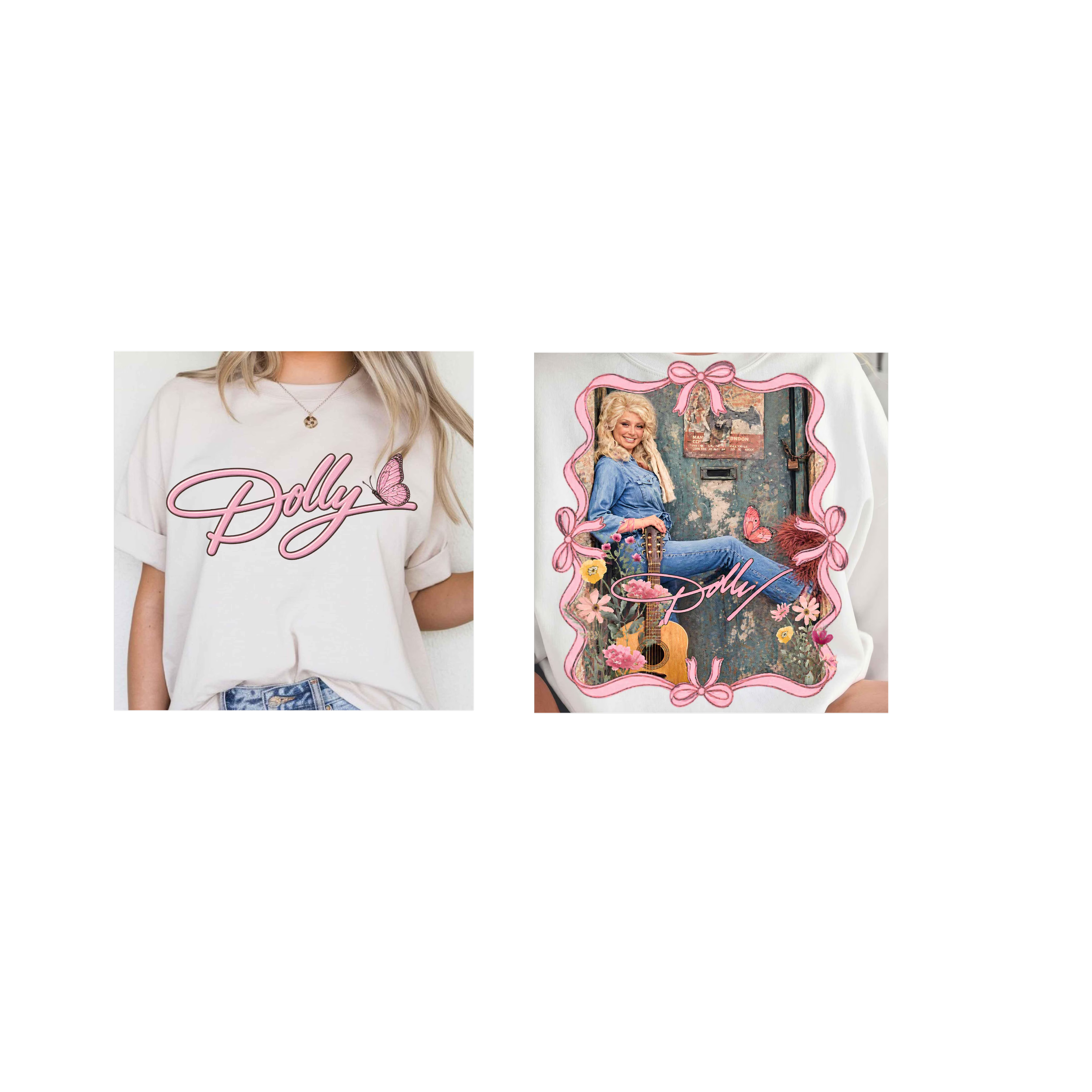Dolly pink bow