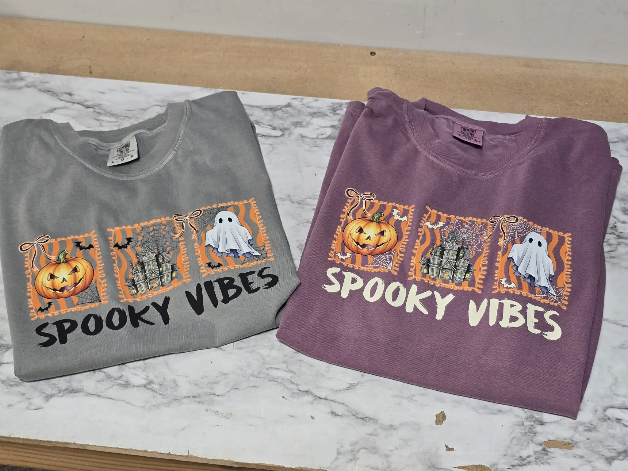 Spooky vibes stamps