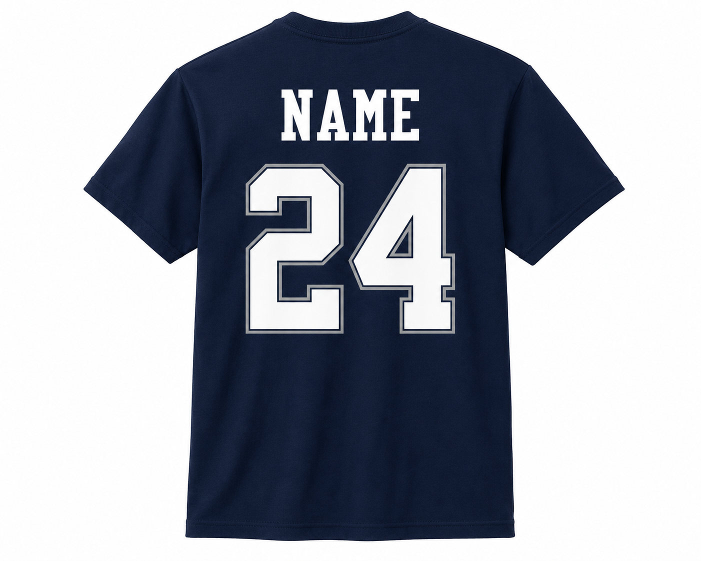 ADD ON NAME/NUMBER TO BACK OF APPAREL
