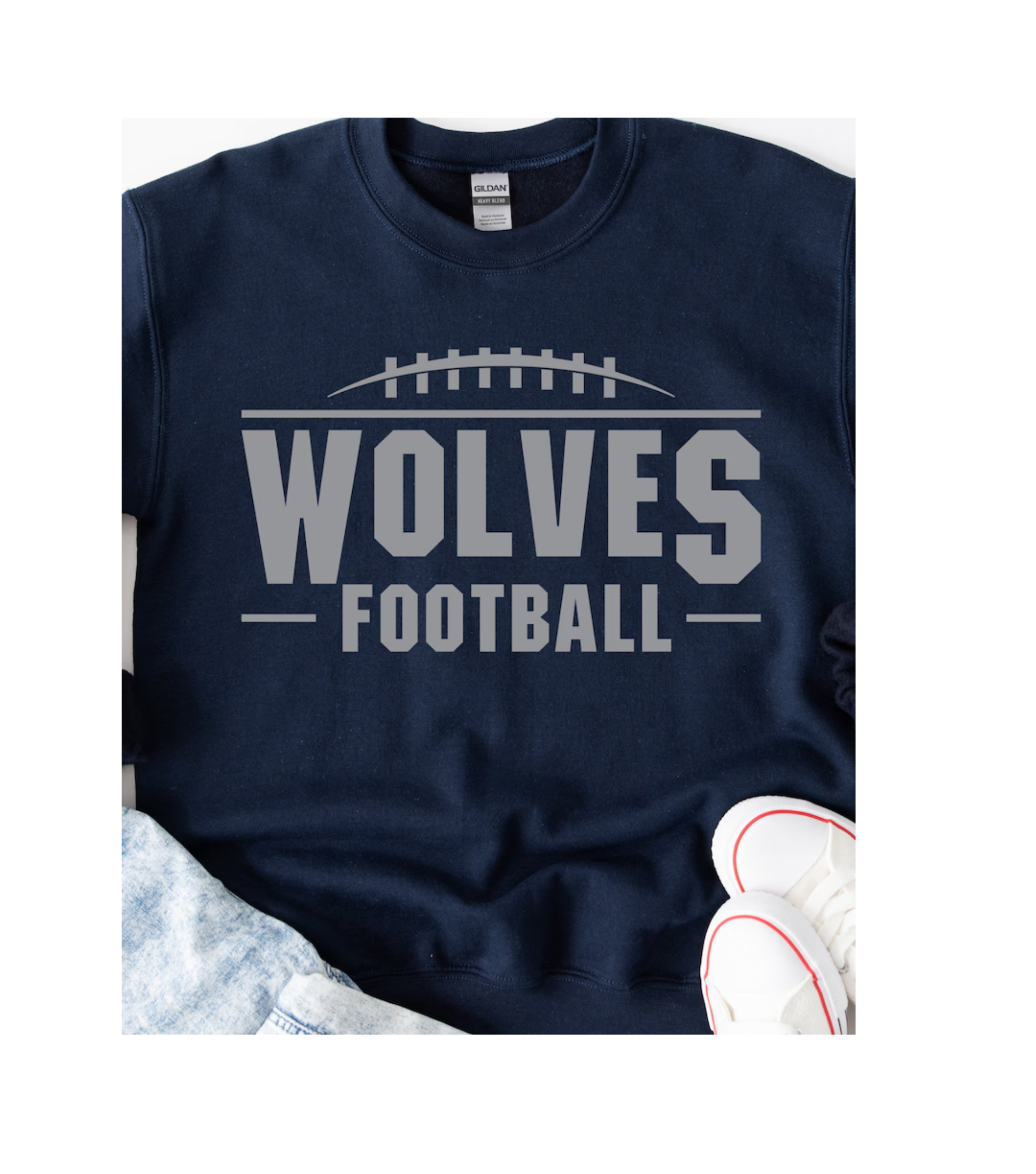 Wolves football w/ laces