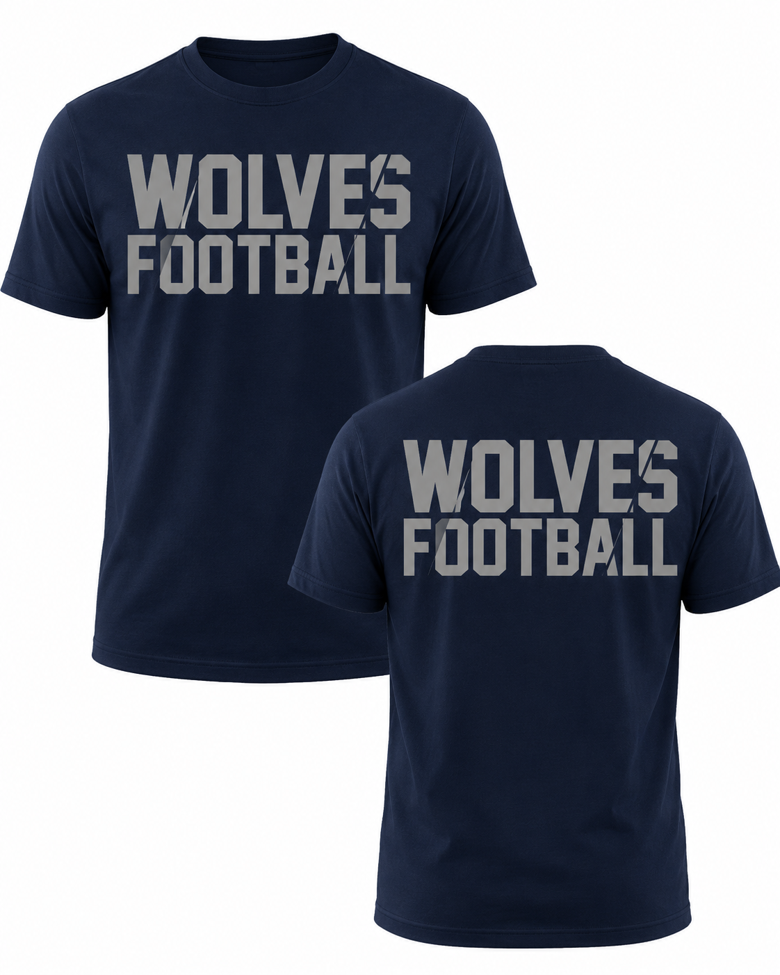Wolves football sliced
