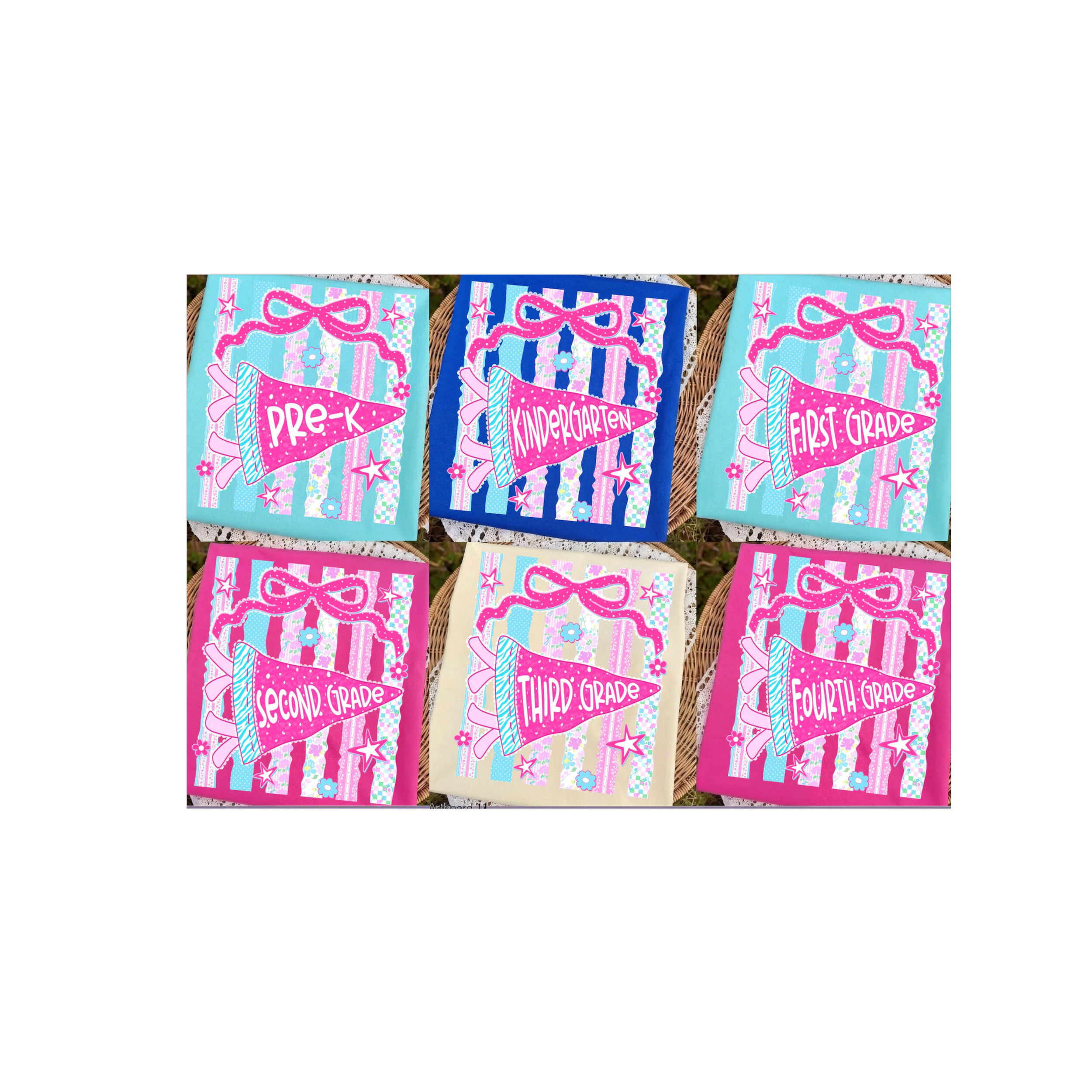 Preppy Flag w/ bow grade
