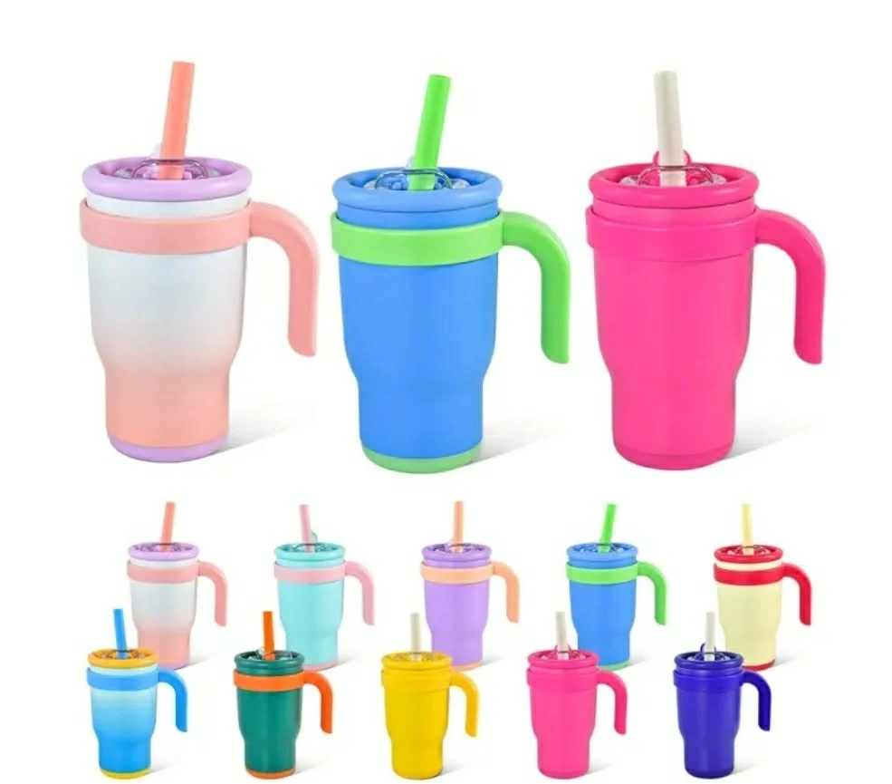 Kids tumblers with straws