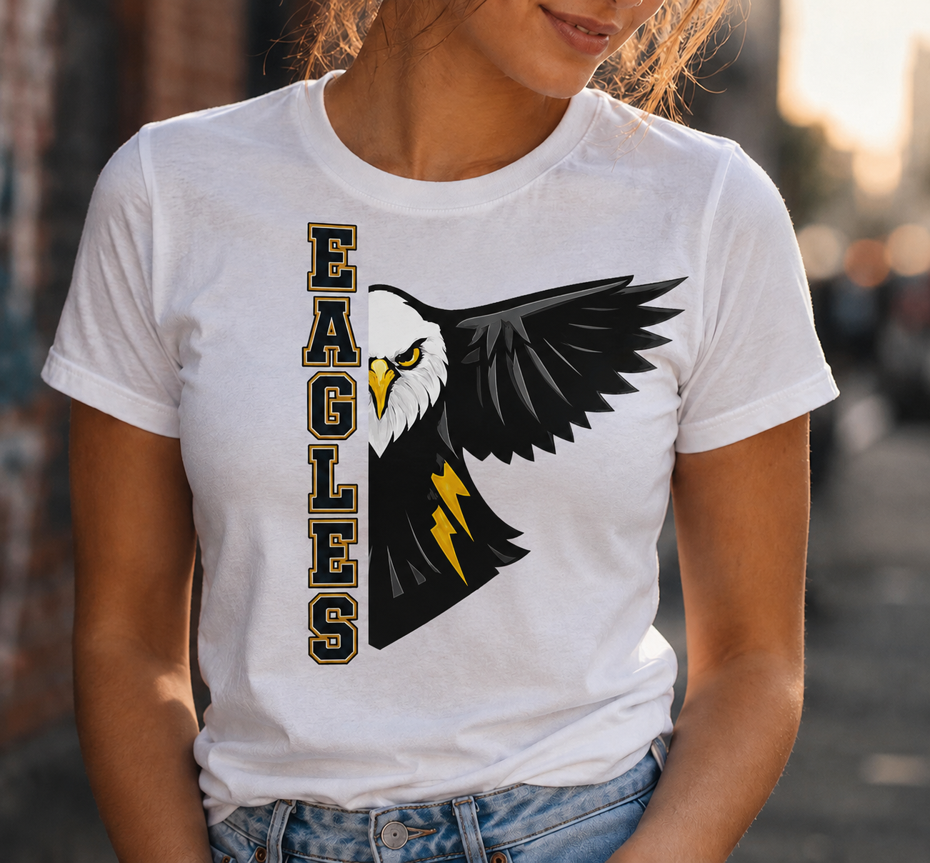 Eagles w/ mascot