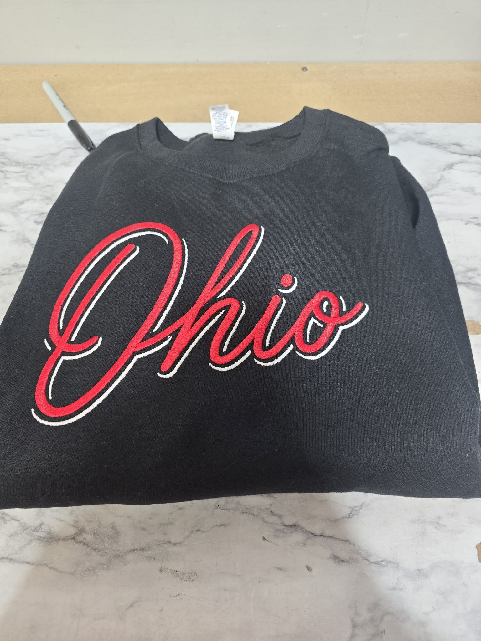 Double stitched Ohio