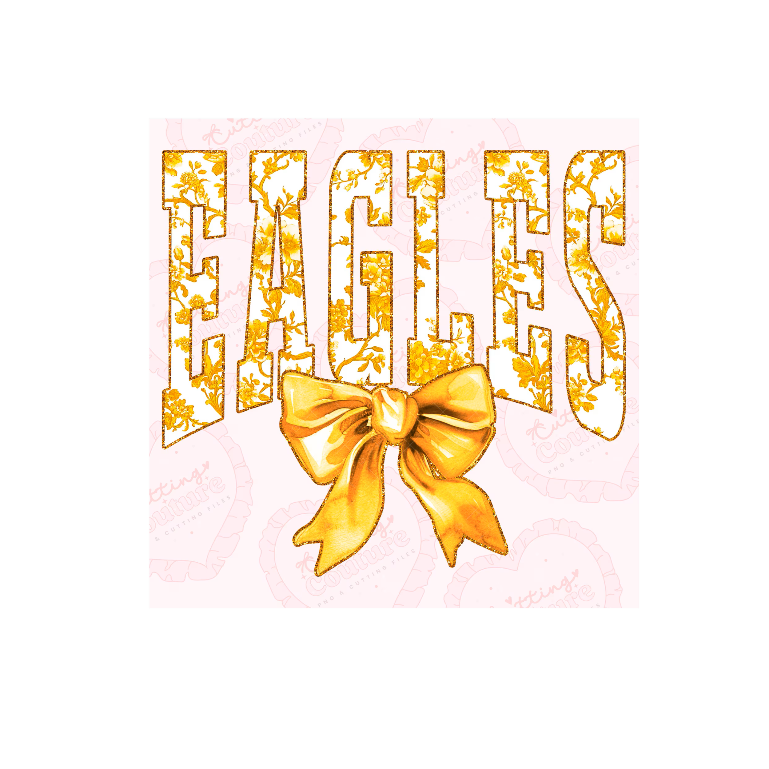 Floral Eagles w/ bow