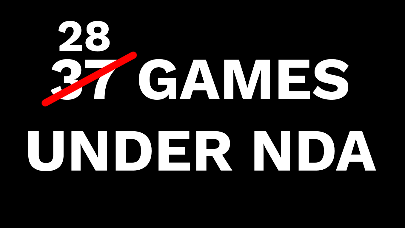 28 games I worked on between 2015 and 2019 are under NDA.
