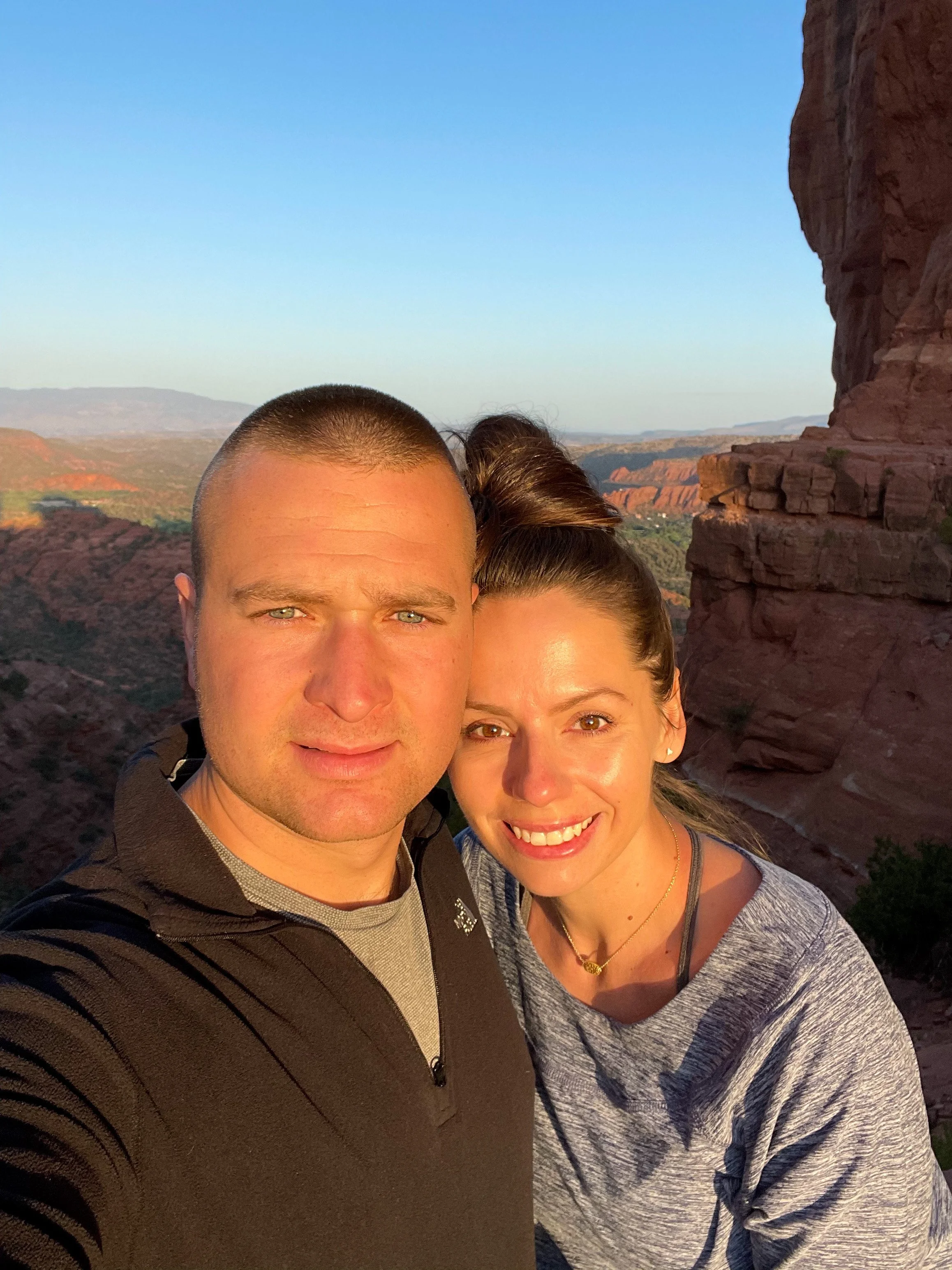 sunrise views from heaven; sedona, AZ
