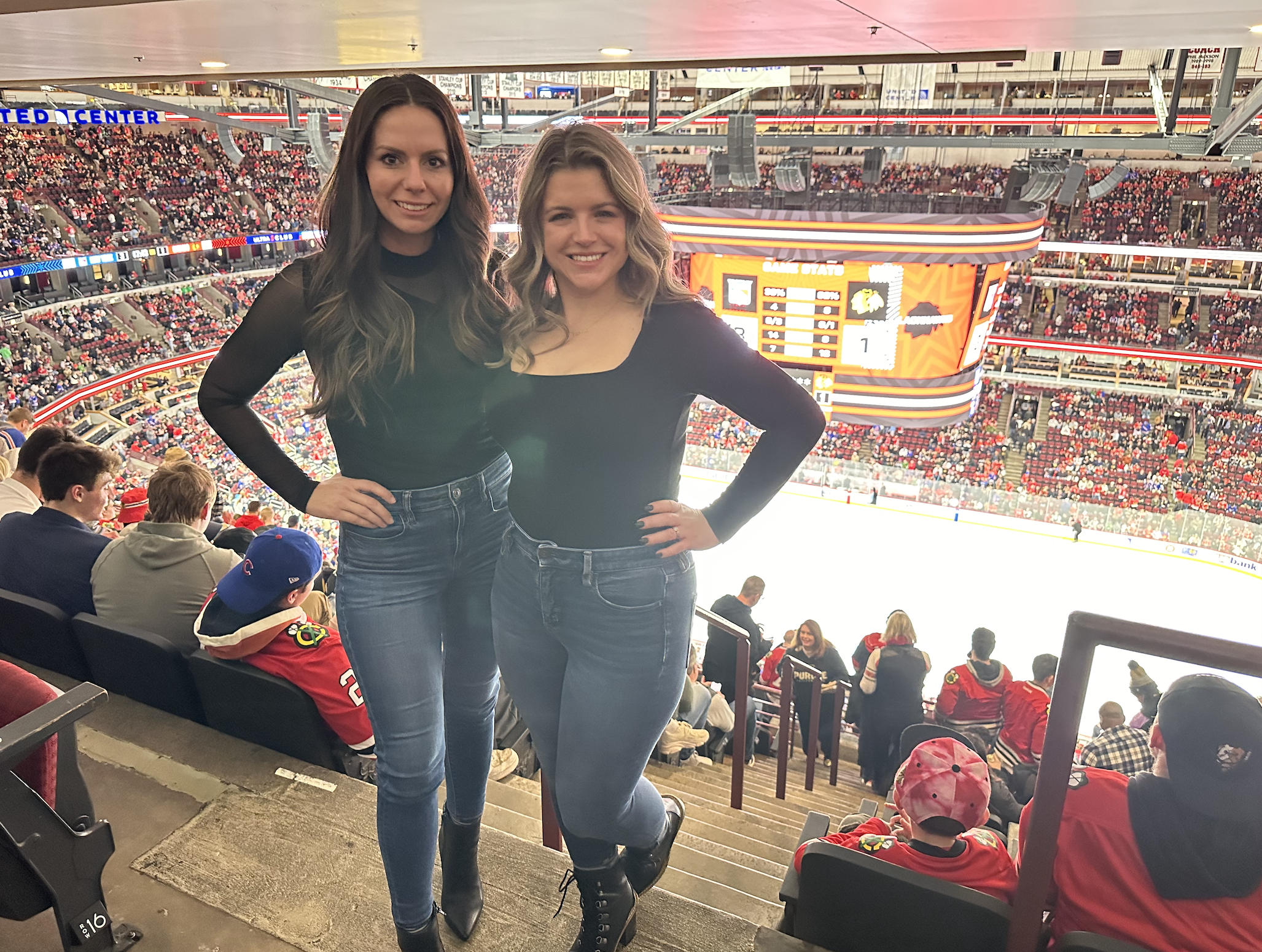 date night: chicago blackhawks, chicago, hockey