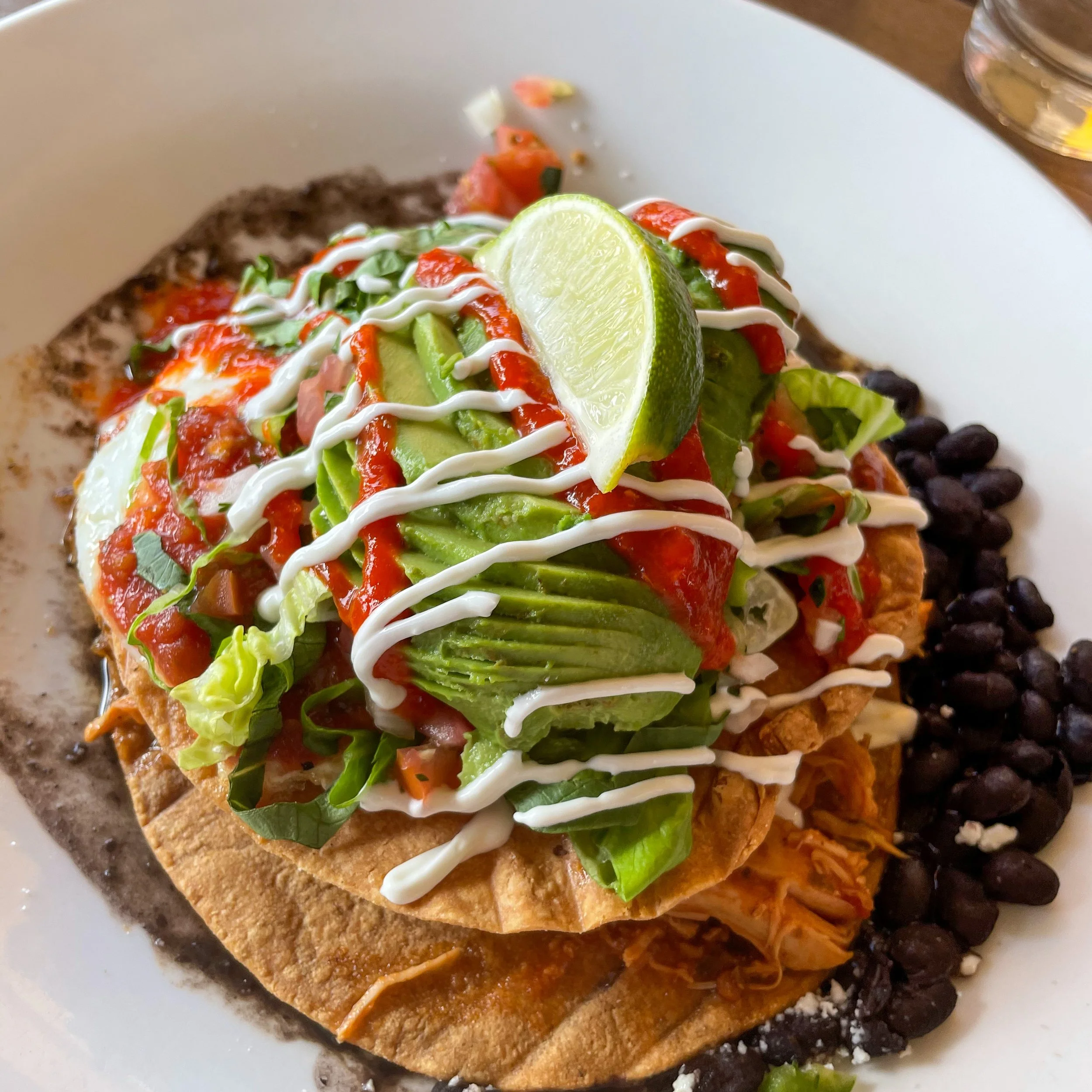 huevos racheros at the breakfast club; scottsdale, AZ 