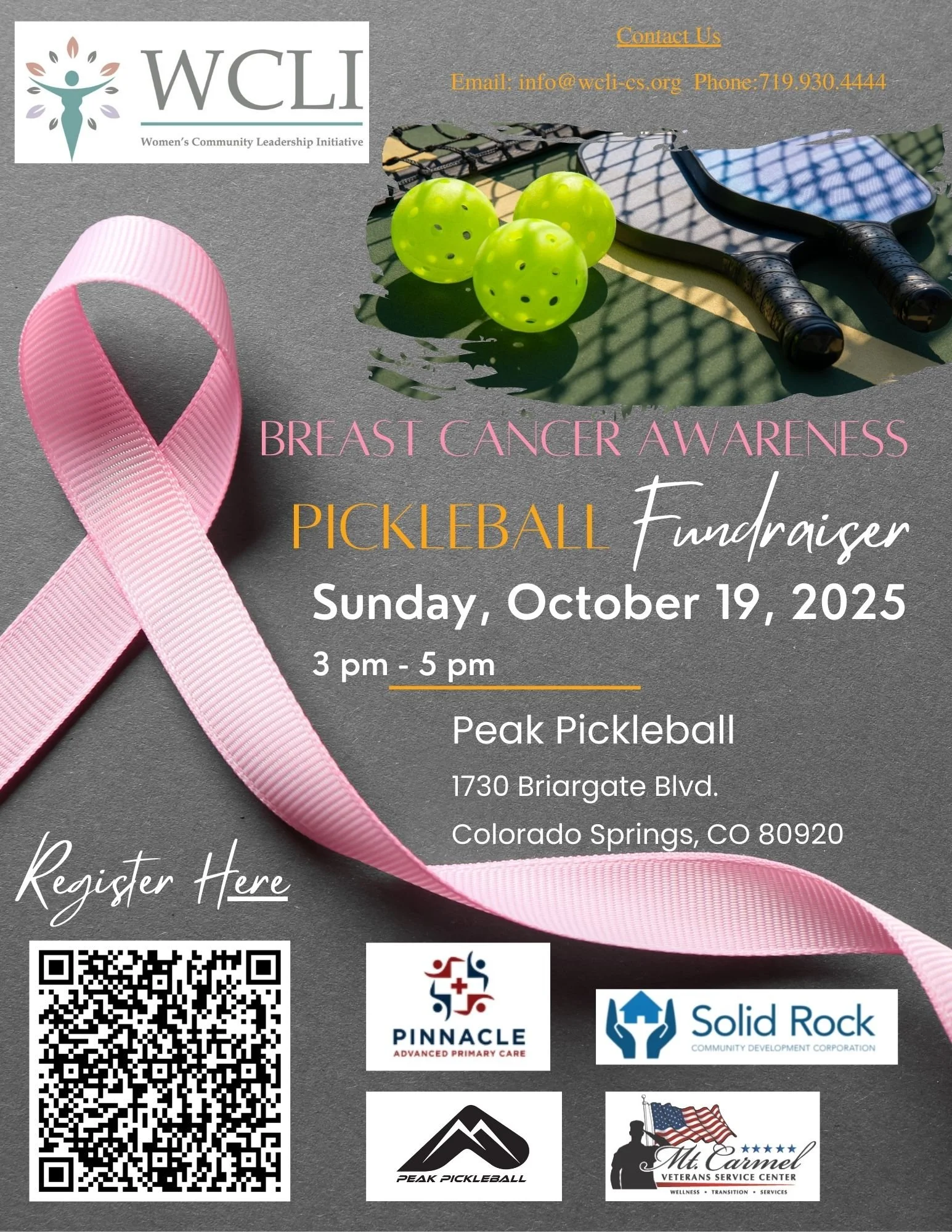 WCLI Breast Cancer Awareness Pickleball Fundraiser