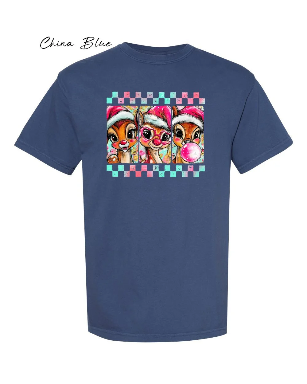 Reindeer Panel on China Blue tshirt.jpg