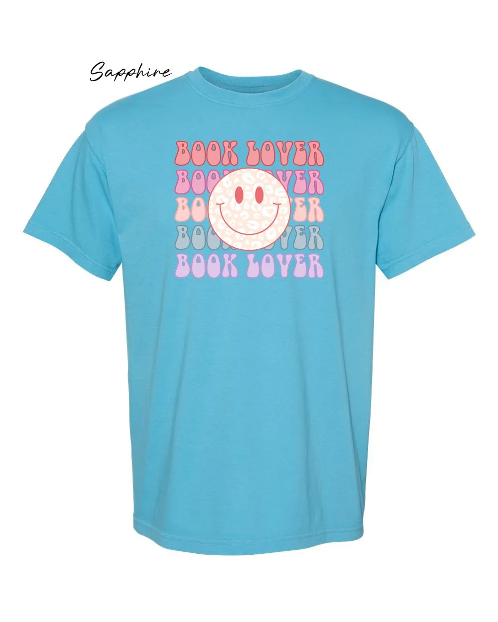 Booklover on Sapphre tshirt.jpg