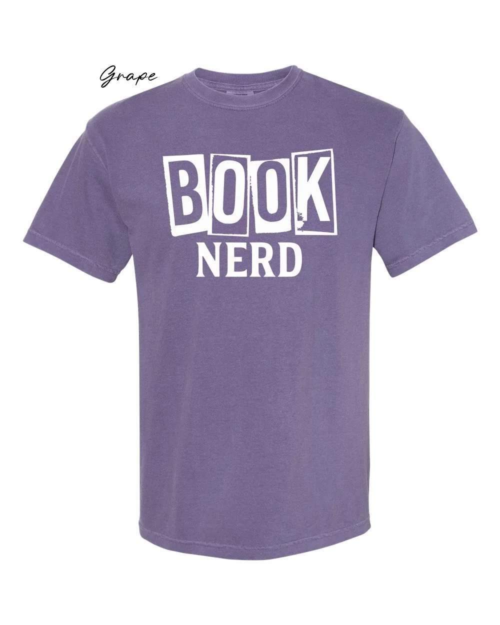 Book Nerd on Grape tshirt.jpg