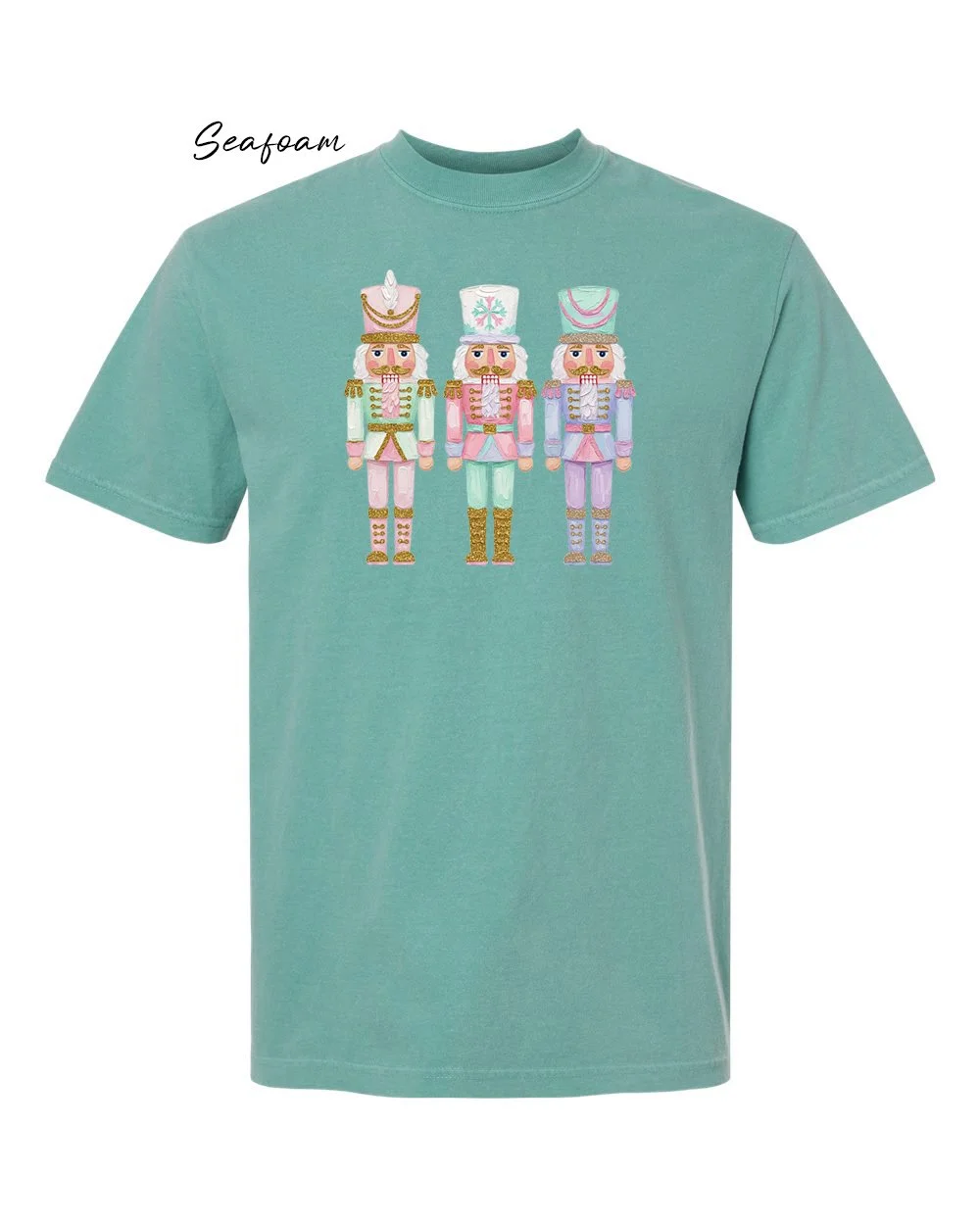 Nutcracker Trio on Seafoam tshirt.jpg