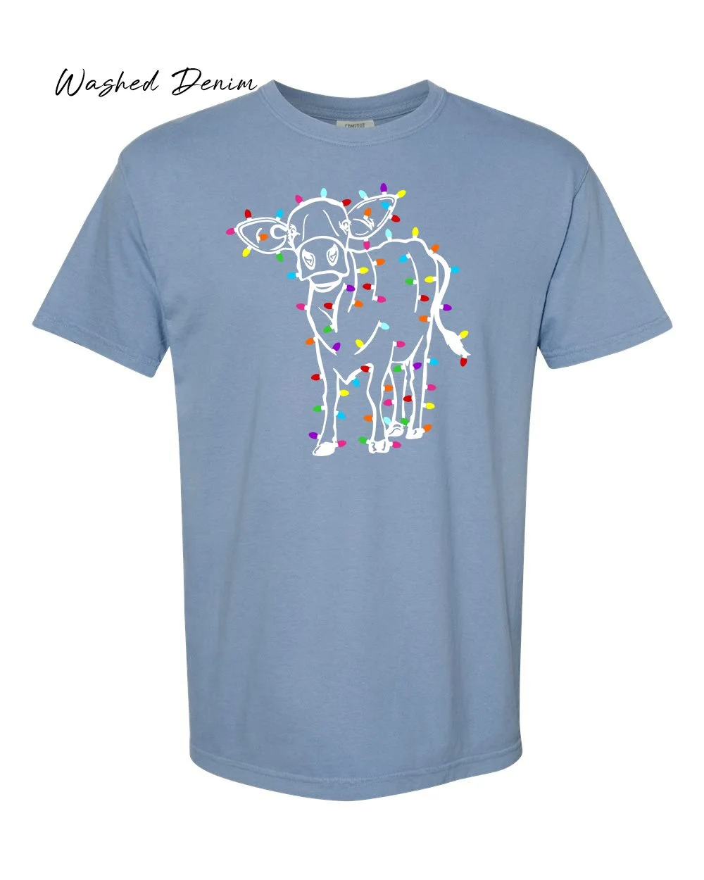 Xmas cow body on Washed denim tshirt.jpg