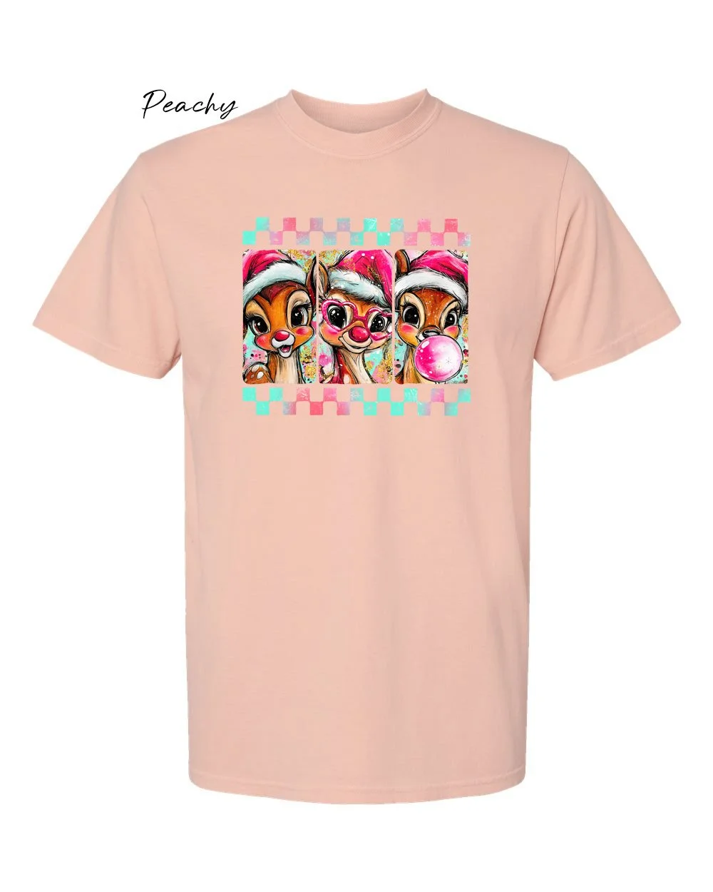 Reindeer Panel on Peachy tshirt.jpg