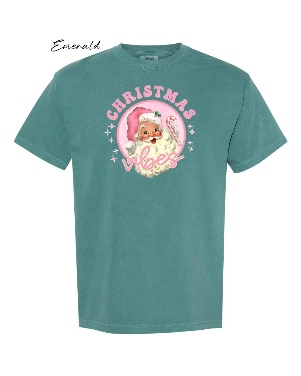 Xmas Vibes on Emerald tshirt.jpg