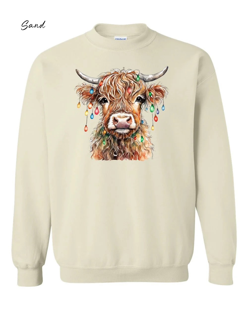 Xmas cow Sand sweatshirt.jpg