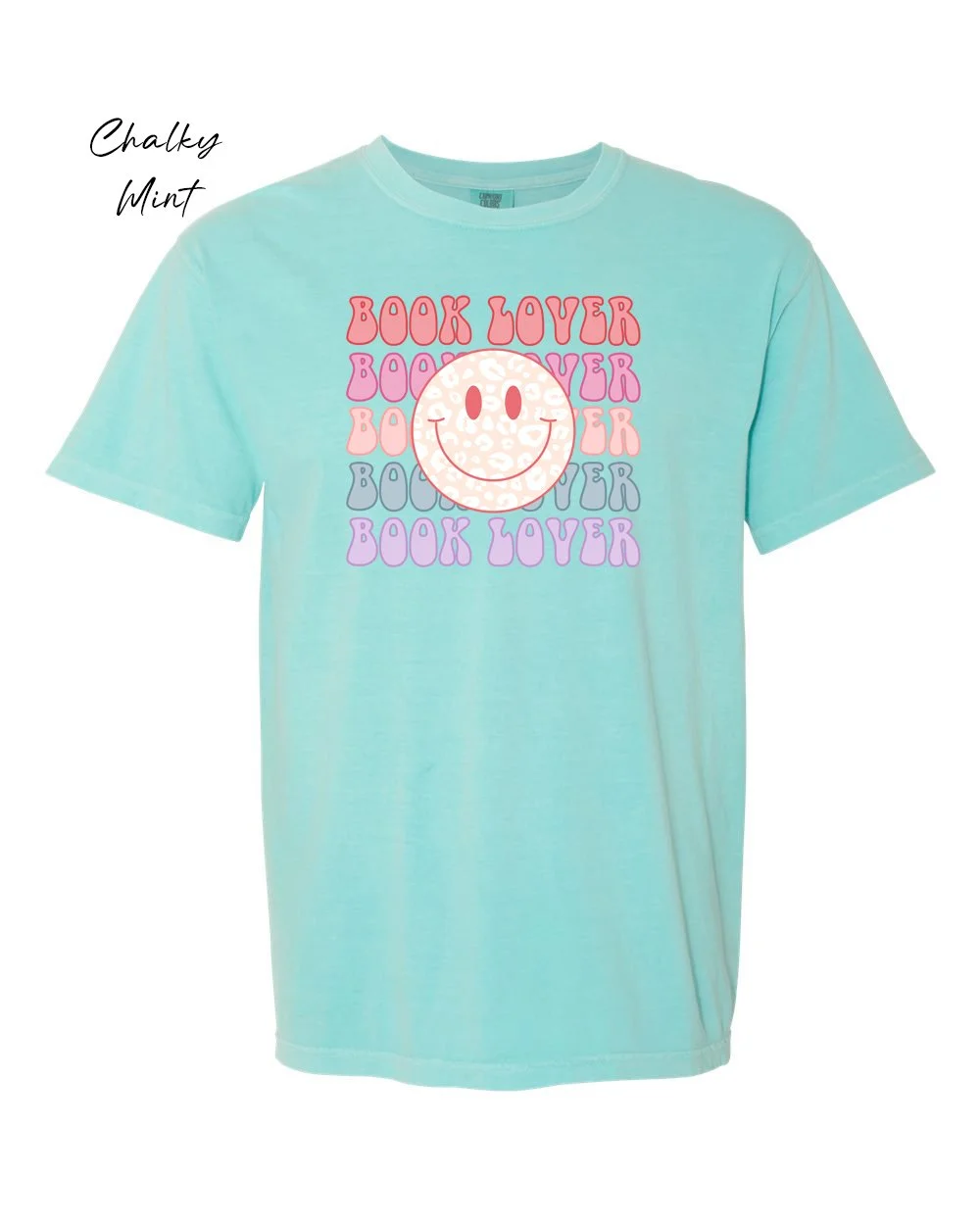 Booklover on Chalky Mint tshirt.jpg