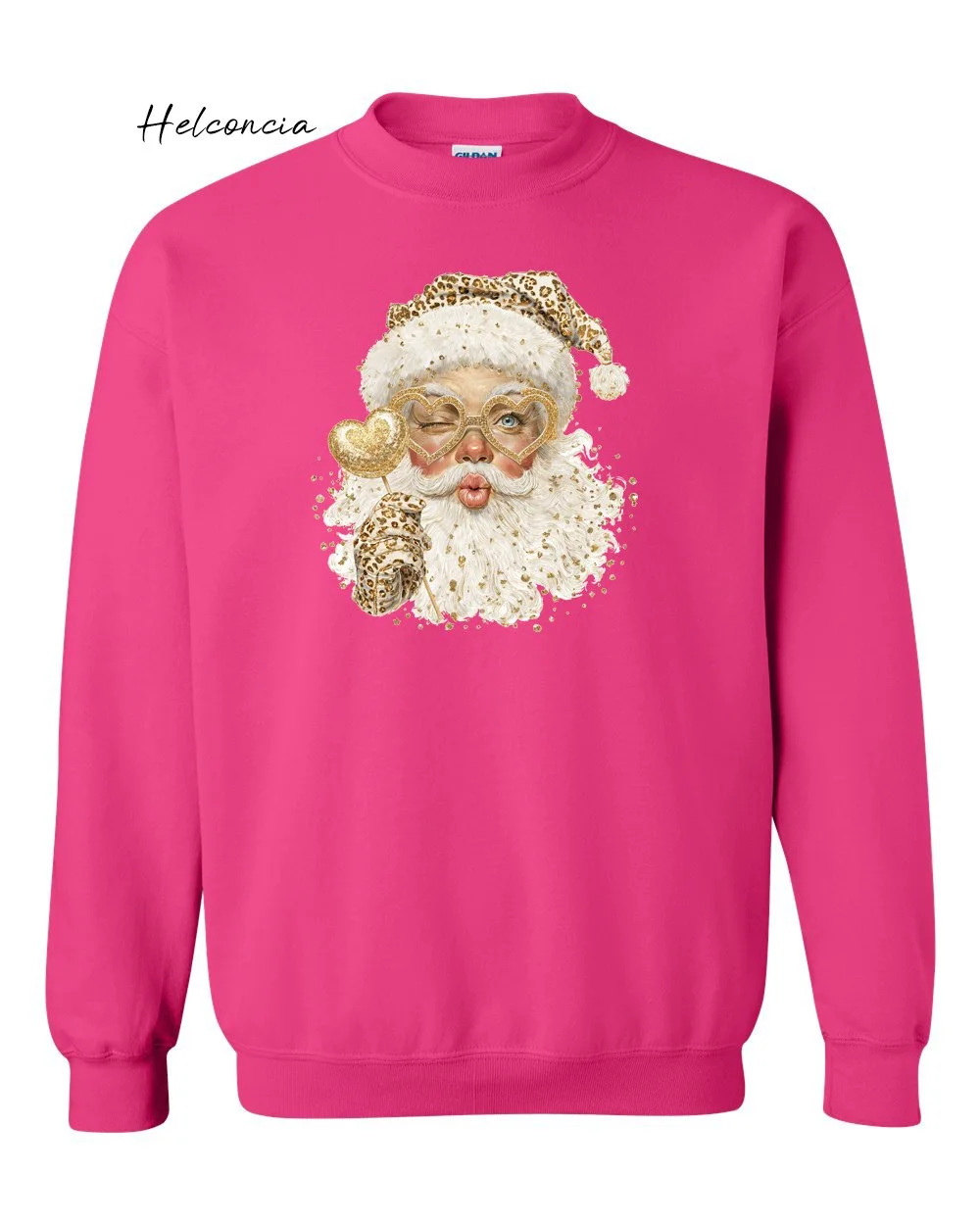 Santa winking on Heloncia sweatshirt.jpg