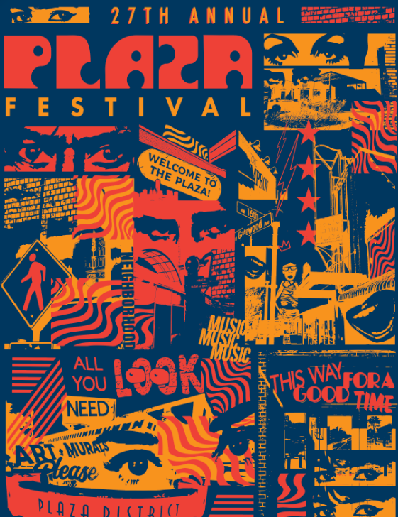Plaza District Festival Flyer